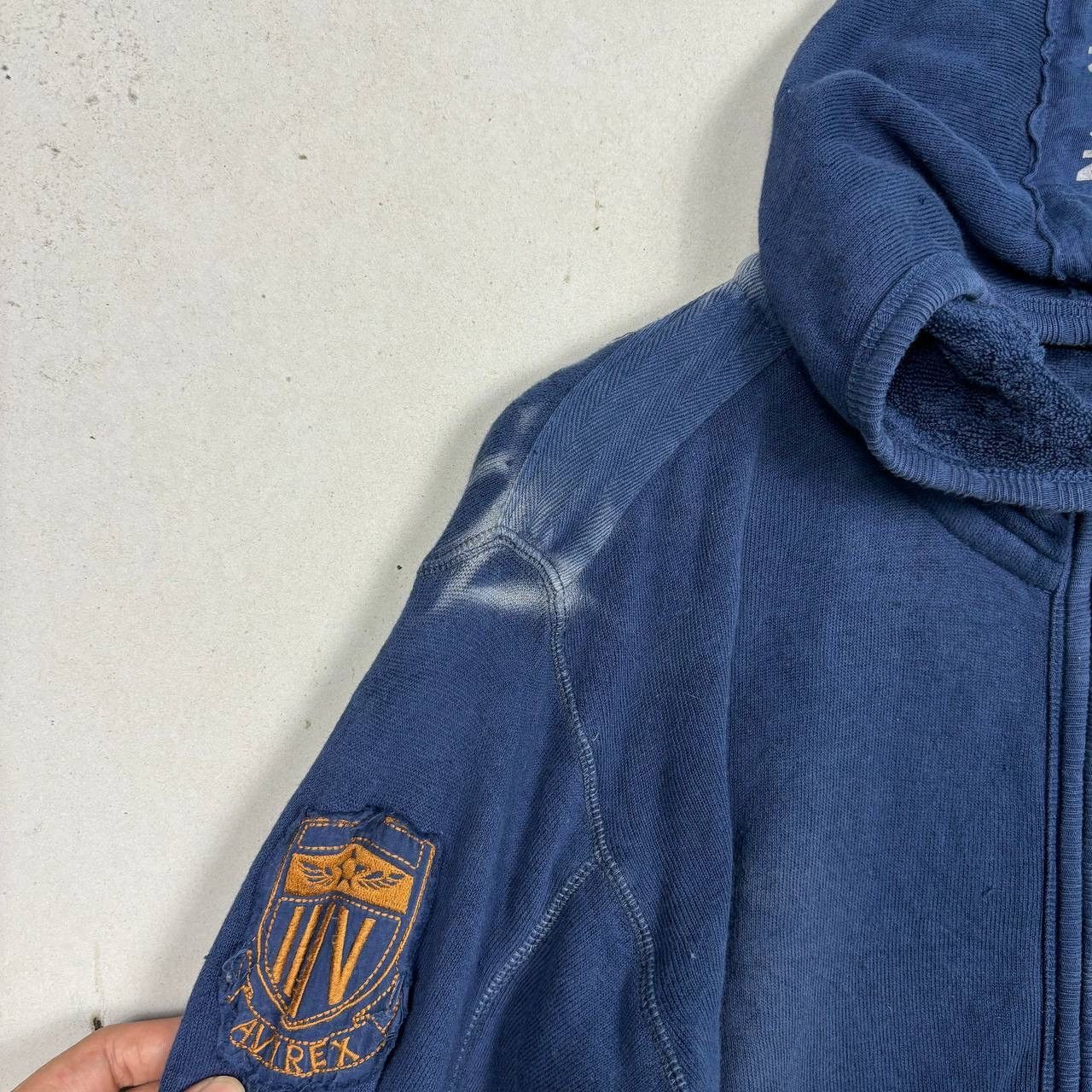 Avirex Thrashed Avirex Aerodrome Hoodie Military ERD Grunge Size US M / EU 48-50 / 2 - 8 Thumbnail