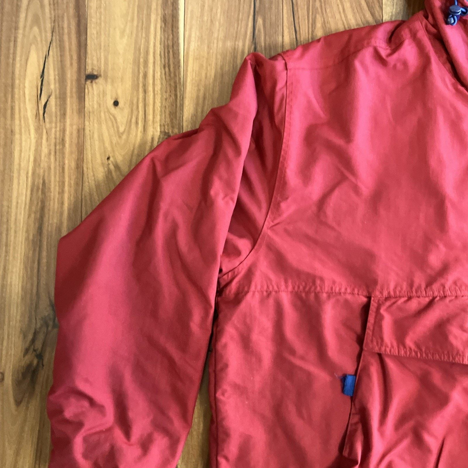 Structure Vintage Structure Sport Parka Jacket Men M Red Hood Pullover Size US M / EU 48-50 / 2 - 7 Thumbnail