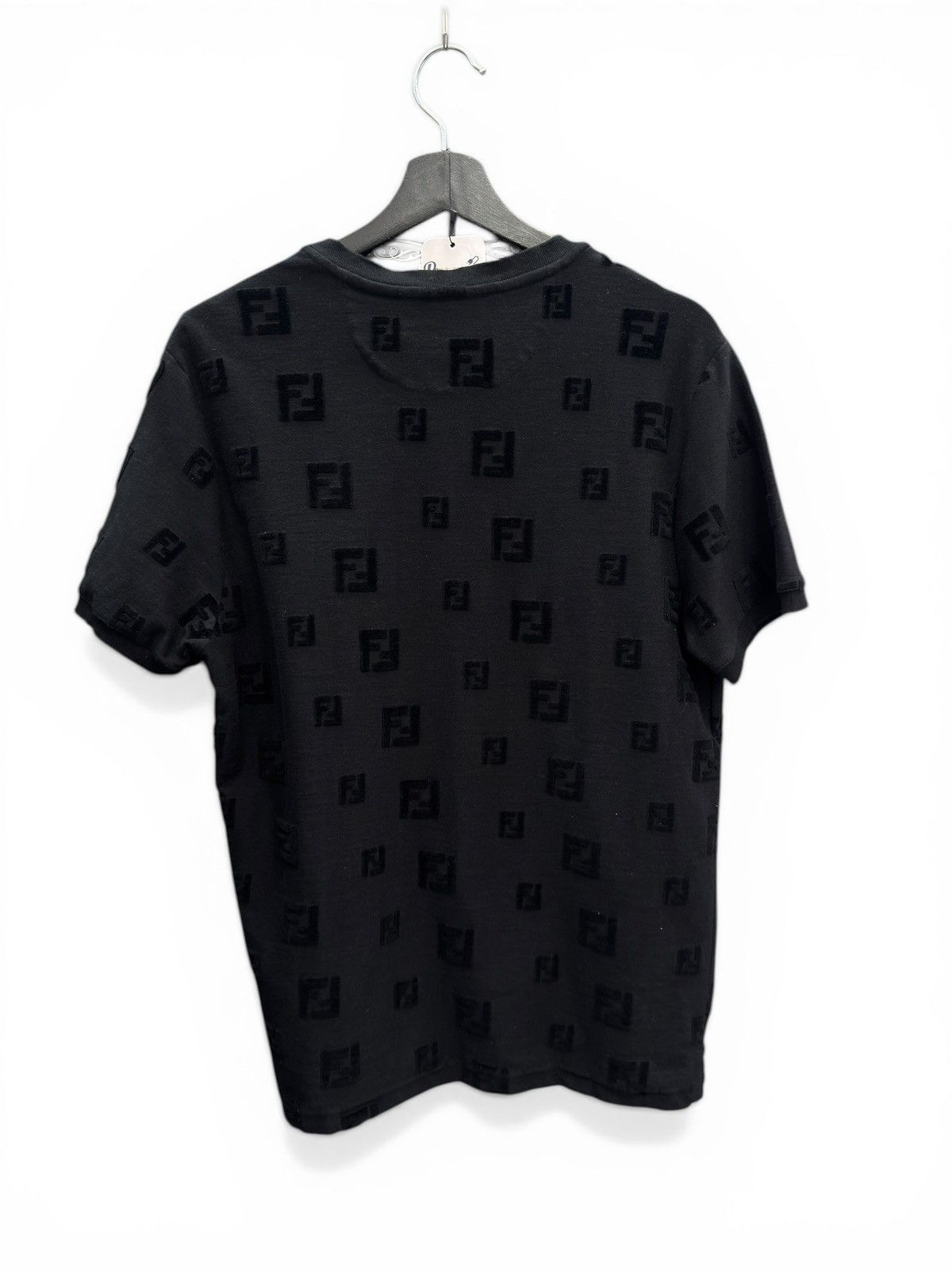 Fendi Fendi FF Logo Black Shirt Size US L / EU 52-54 / 3 - 2 Thumbnail