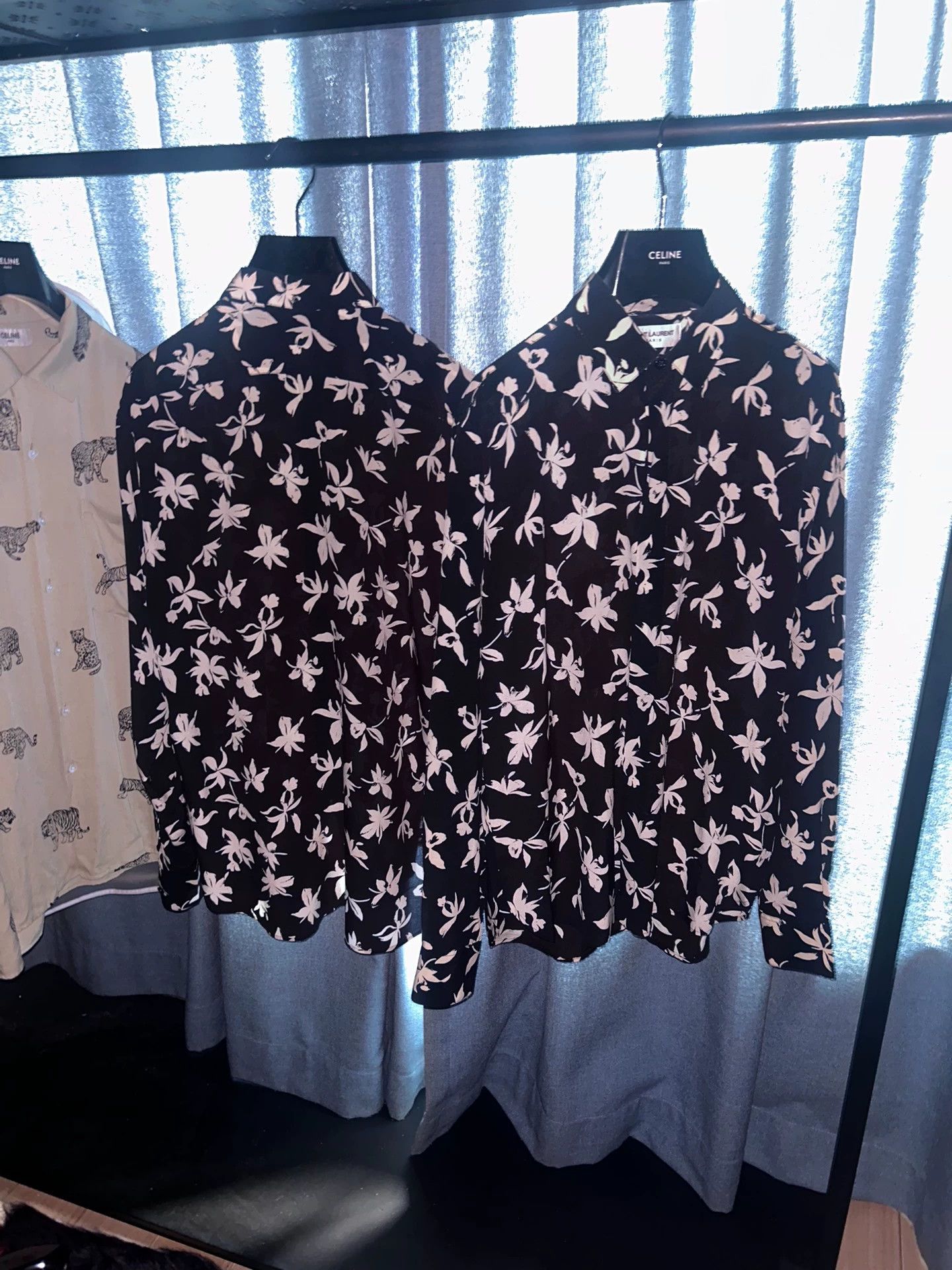 Saint Laurent Paris Saint Laurent Paris Maple Leaf Orchid Shirt Size US S / EU 44-46 / 1 - 1 Thumbnail