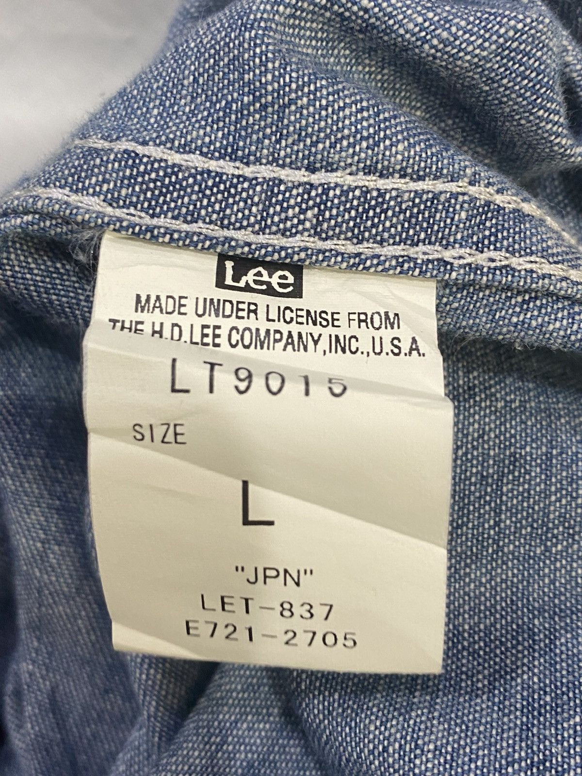 Lee LEE Union Made Sanforized Button denim Maxi Dress Size L / US 10 / IT 46 - 16 Thumbnail