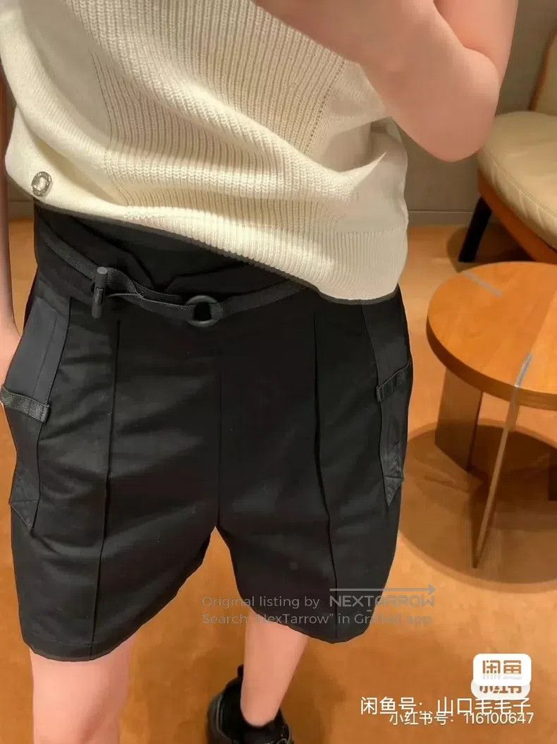 Hermes Hermes Ladies Black Work Shorts Size 42" / US 20 - 7 Thumbnail