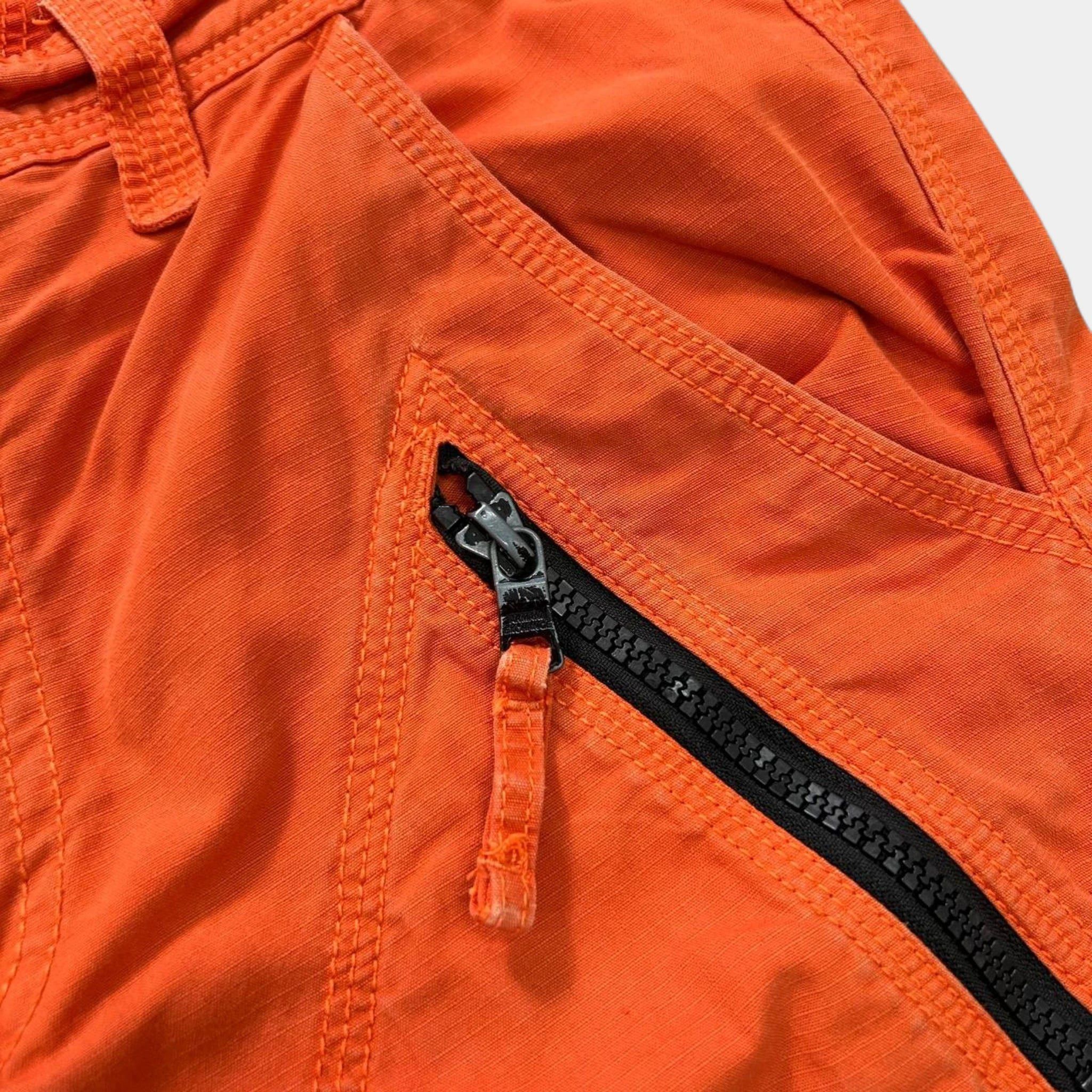 Armani Armani Exchange Orange Utilitarian Cargo Shorts Size XL / US 12-14 / IT 48-50 - 3 Thumbnail