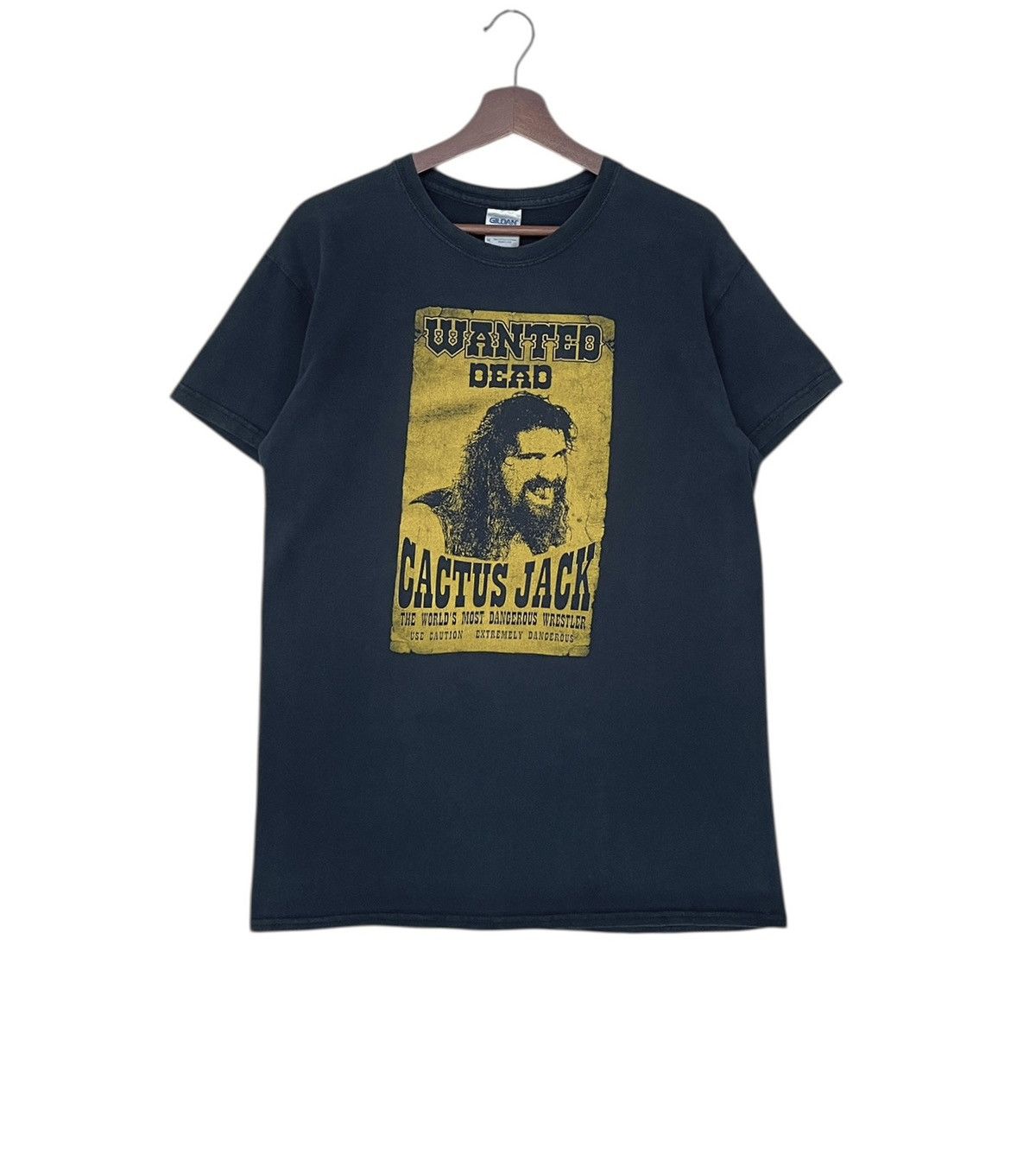 Vintage Vintage WWF Wrestler Cactus Jack T-shirt 2000s Size US M / EU 48-50 / 2 - 1 Thumbnail