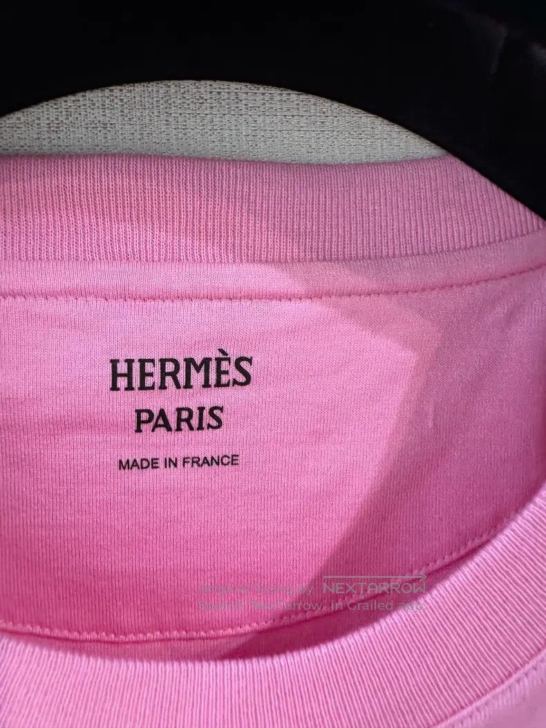 Hermes Hermes Pink T-shirt with Pig Nose Size XXS / US 00 / IT 34 - 3 Thumbnail