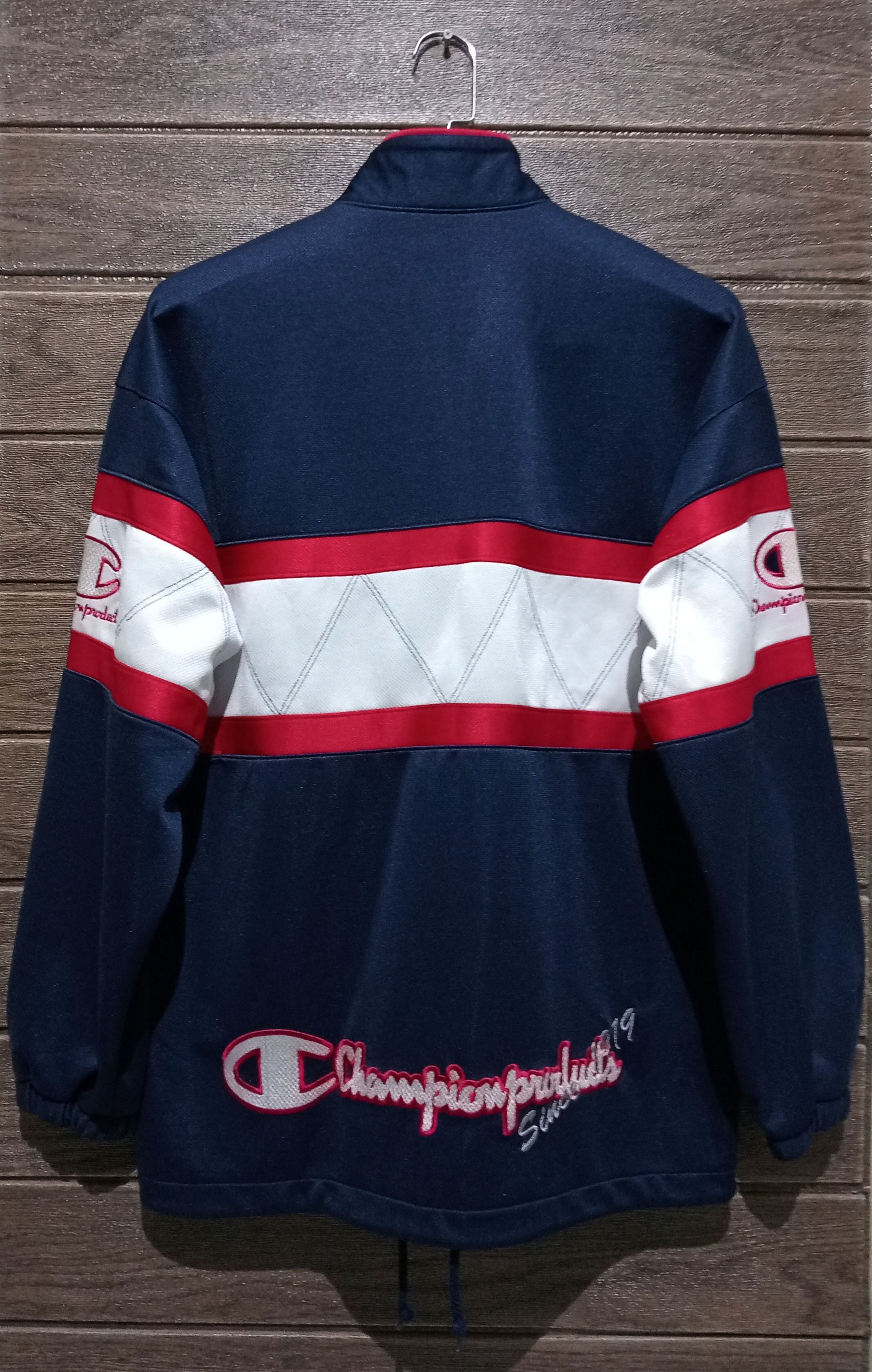 Champion Vintage '90s Champion Jaspo Embroidery Track Jacket Size US L / EU 52-54 / 3 - 2 Thumbnail