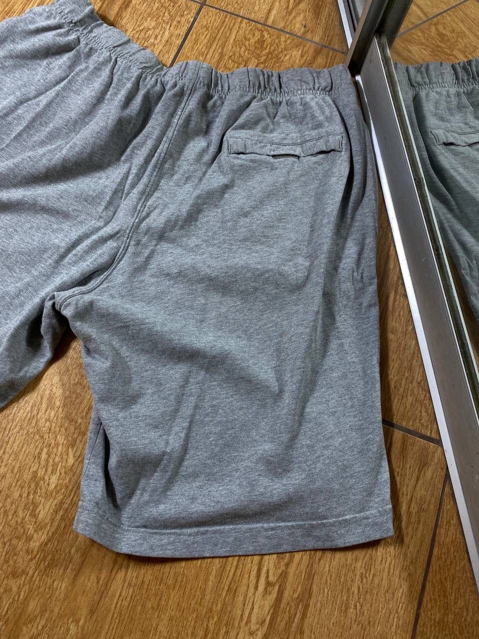 Nike × Vintage Nike Vintage Y2k Swoosh Logo Shorts Rare Streetwear Gray Size US 36 / EU 52 - 8 Thumbnail
