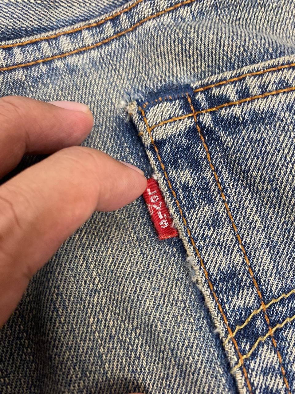 Levi's vintage levis 504 rusty denim distressed style Size US 37 - 4 Thumbnail