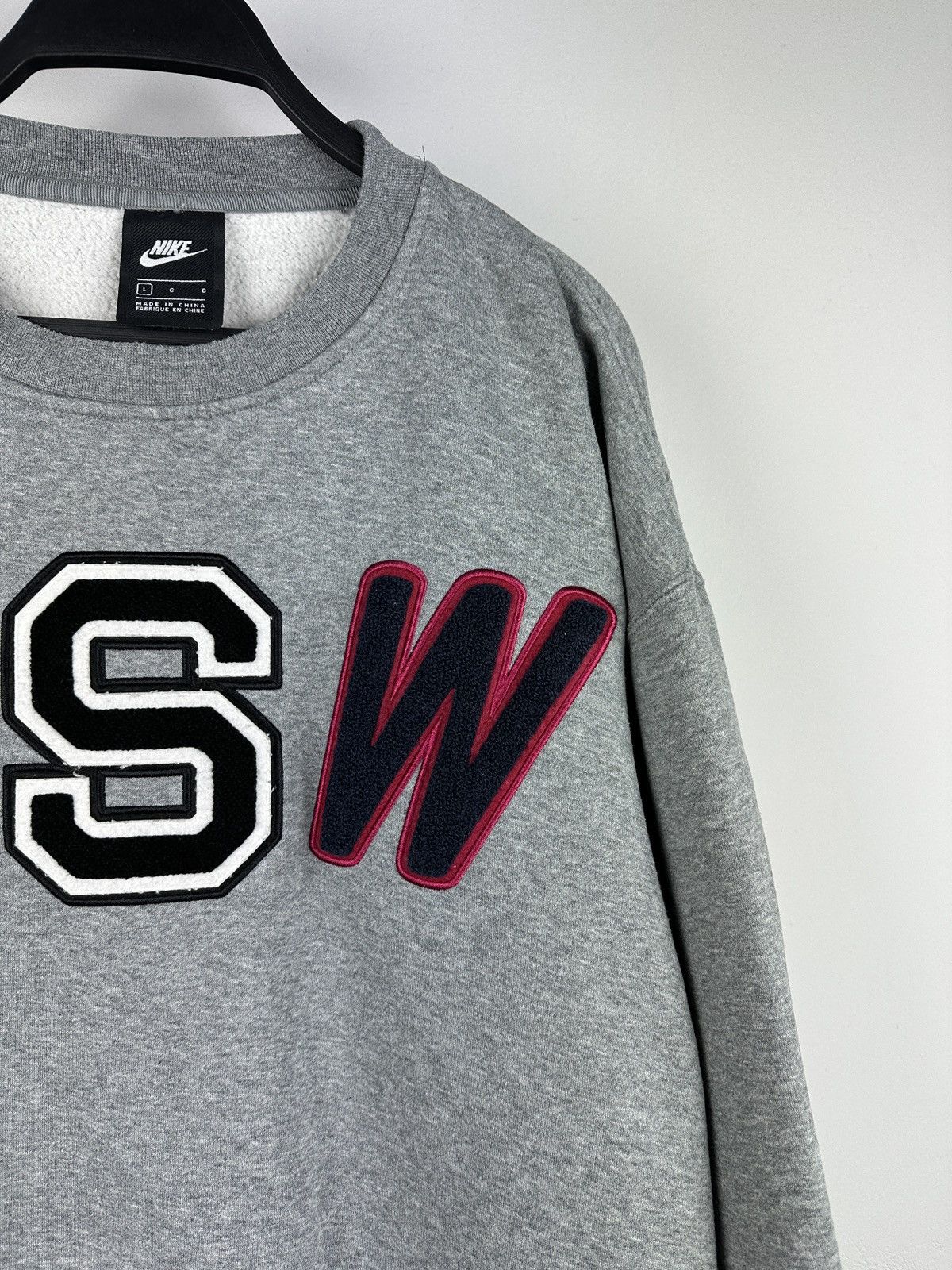 Nike × Vintage Nike NSW Big Logo Crewneck Sweatshirt Men’s L Size US L / EU 52-54 / 3 - 3 Thumbnail