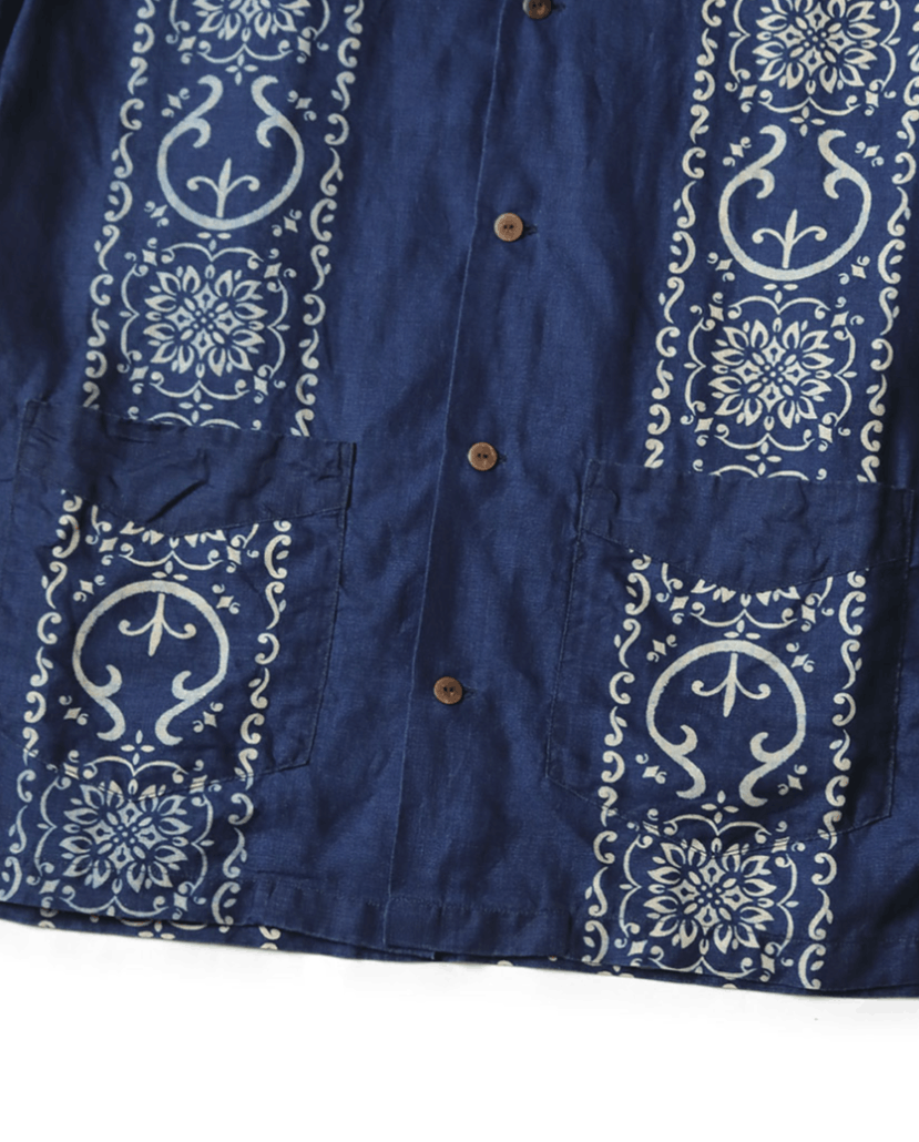Kapital Habananaja Pattern Rangle Collar Cuba Shirt Size US L / EU 52-54 / 3 - 6 Thumbnail