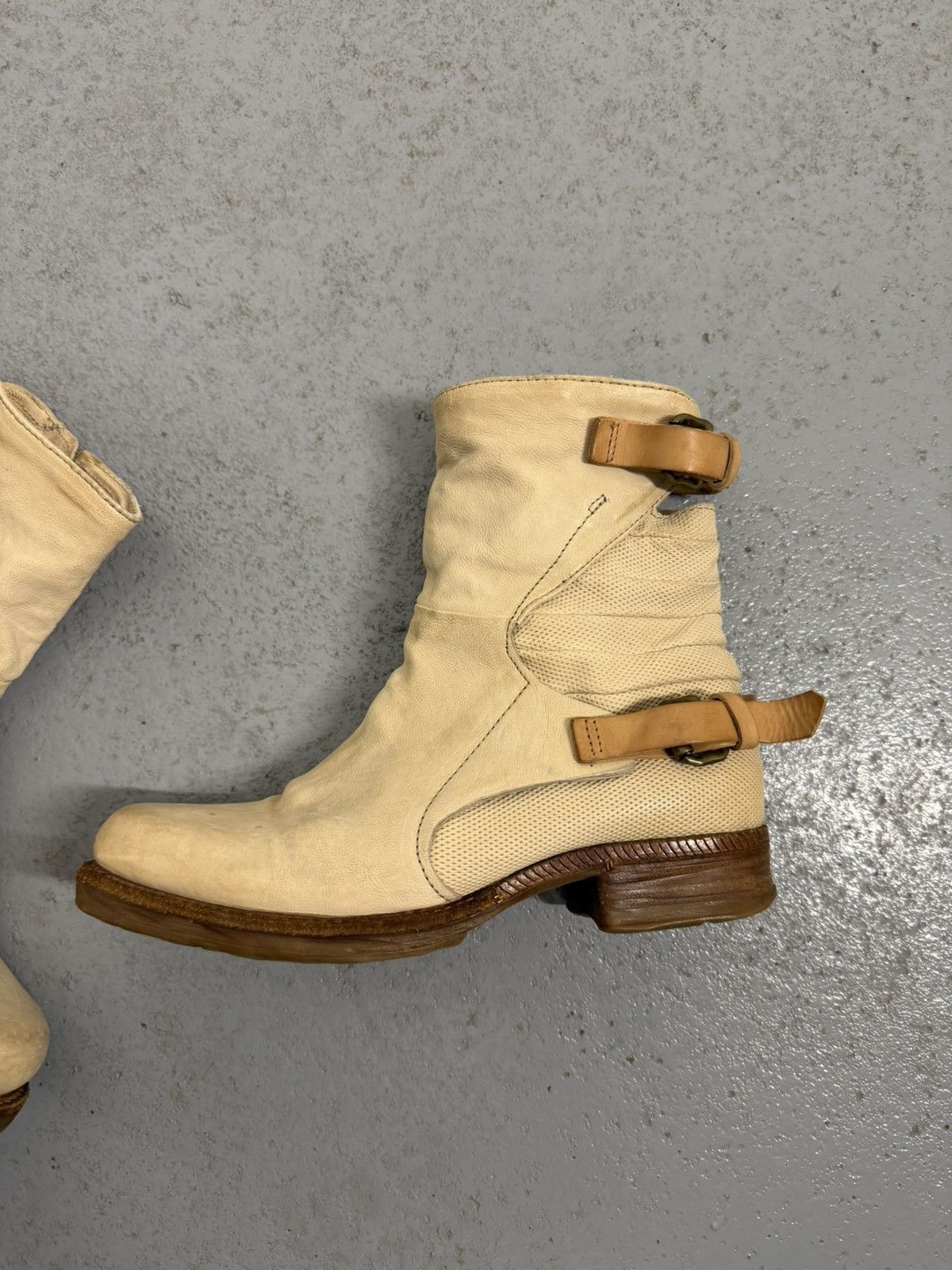 A.S.98 Vintage A.S.98 Leather Buckle Boots Size US 10 / IT 40 - 2 Thumbnail