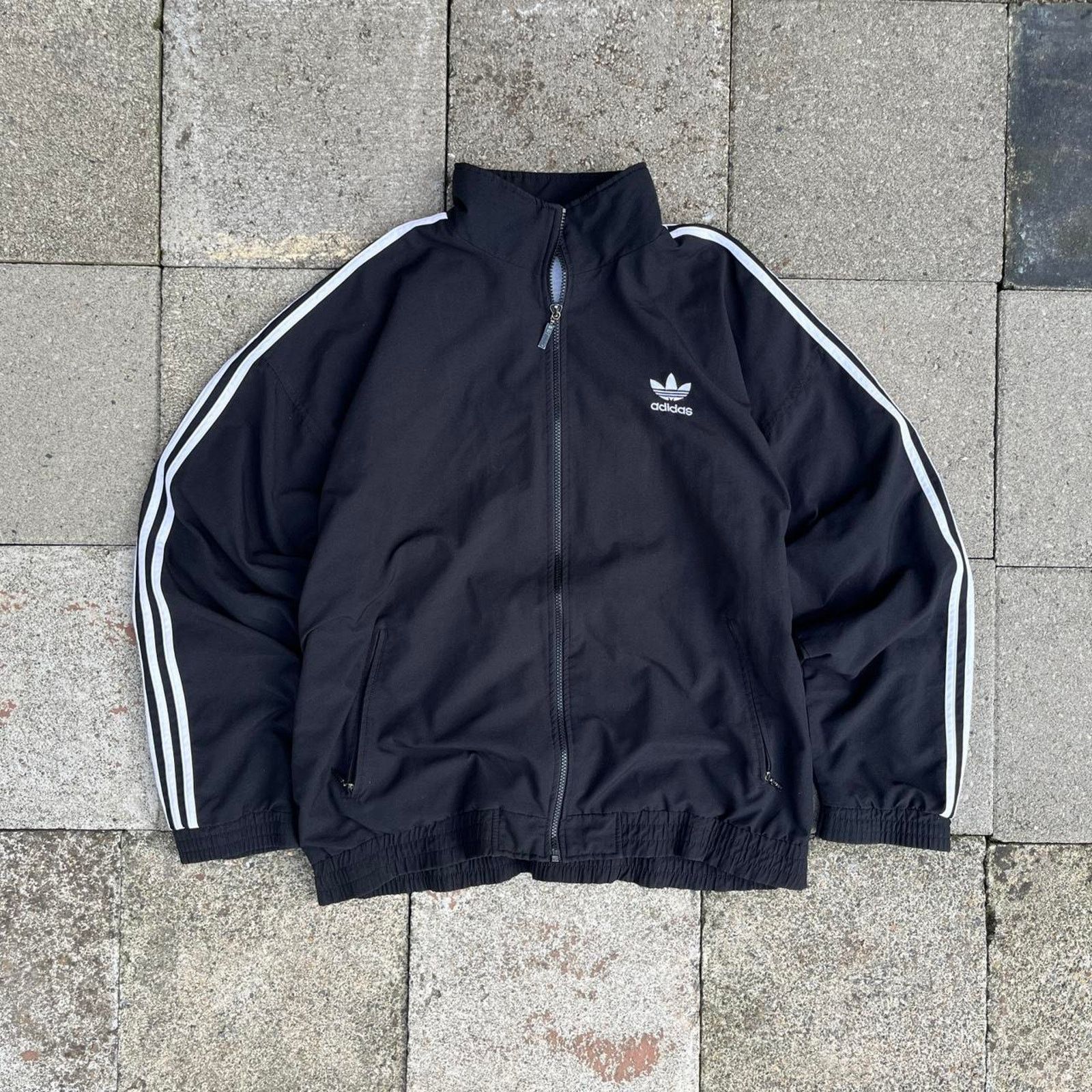 Adidas Vintage Embroidered Original Adidas Logo Fleece Jacket Size US L / EU 52-54 / 3 - 1 Thumbnail