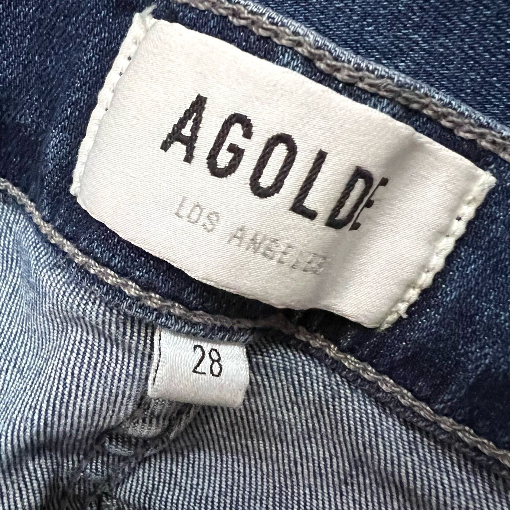 Agolde AGOLDE Jeans Womens 28 Sophie Crop Skinny Pants Raw Hem Jeans Women 28 Crop Skinny 27x26 Blue Womens Size 28" / US 6 / IT 42 - 6 Thumbnail