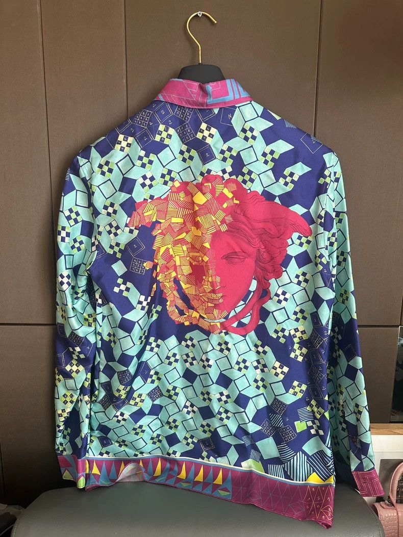 Versace Versace Twill silk shirt Size US L / EU 52-54 / 3 - 2 Thumbnail