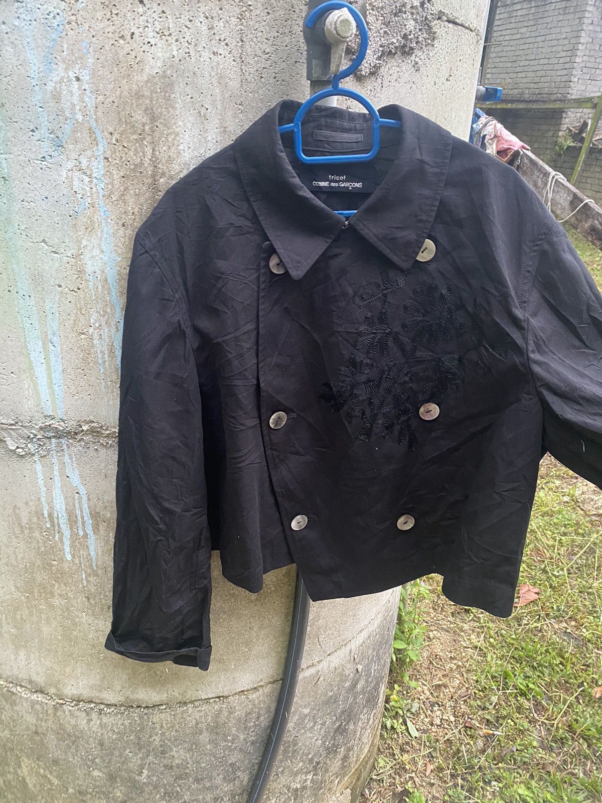 Tricot Comme des Garcons VINTAGE TRICOT COMME DES GARCONS AD1992 ASSYMETRICAL JACKET Size M / US 6-8 / IT 42-44 - 4 Thumbnail