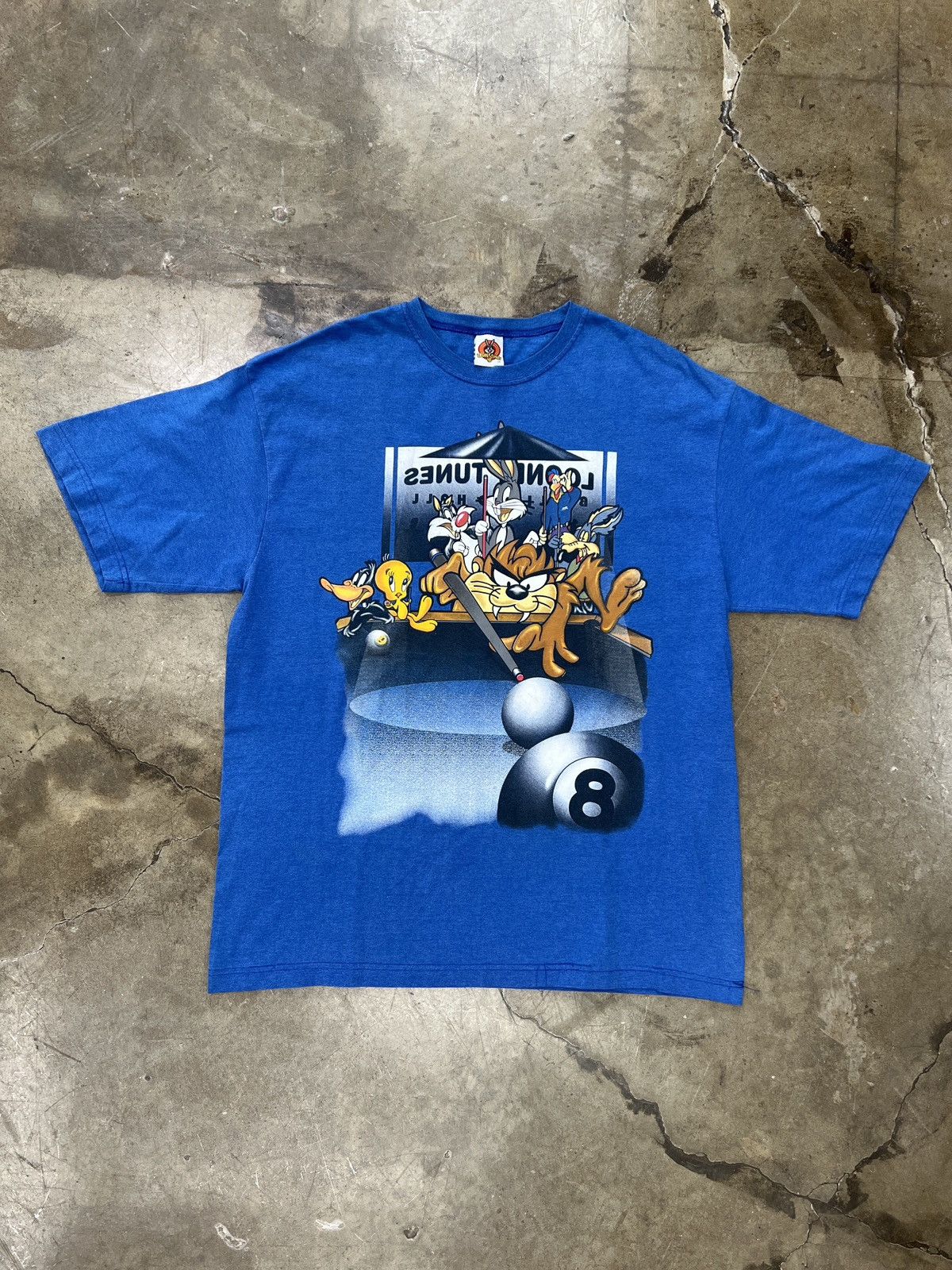 Vintage × Warner Bros Vintage Looney Tunes Taz Tweety Bird Bugs Pool Tee Large Size US L / EU 52-54 / 3 - 2 Thumbnail