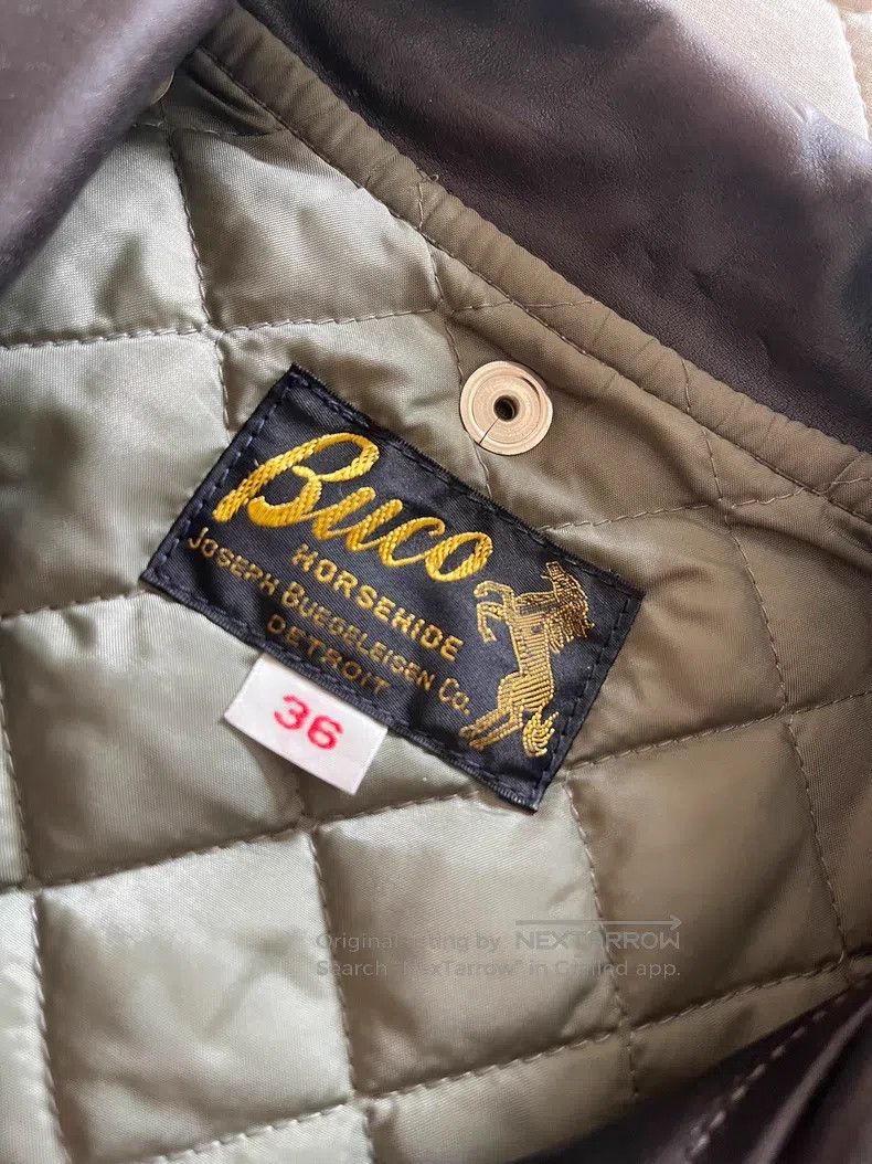 The Real McCoy's The Real McCoys Classic leather jacket of cable-stayed hor Size US S / EU 44-46 / 1 - 6 Thumbnail