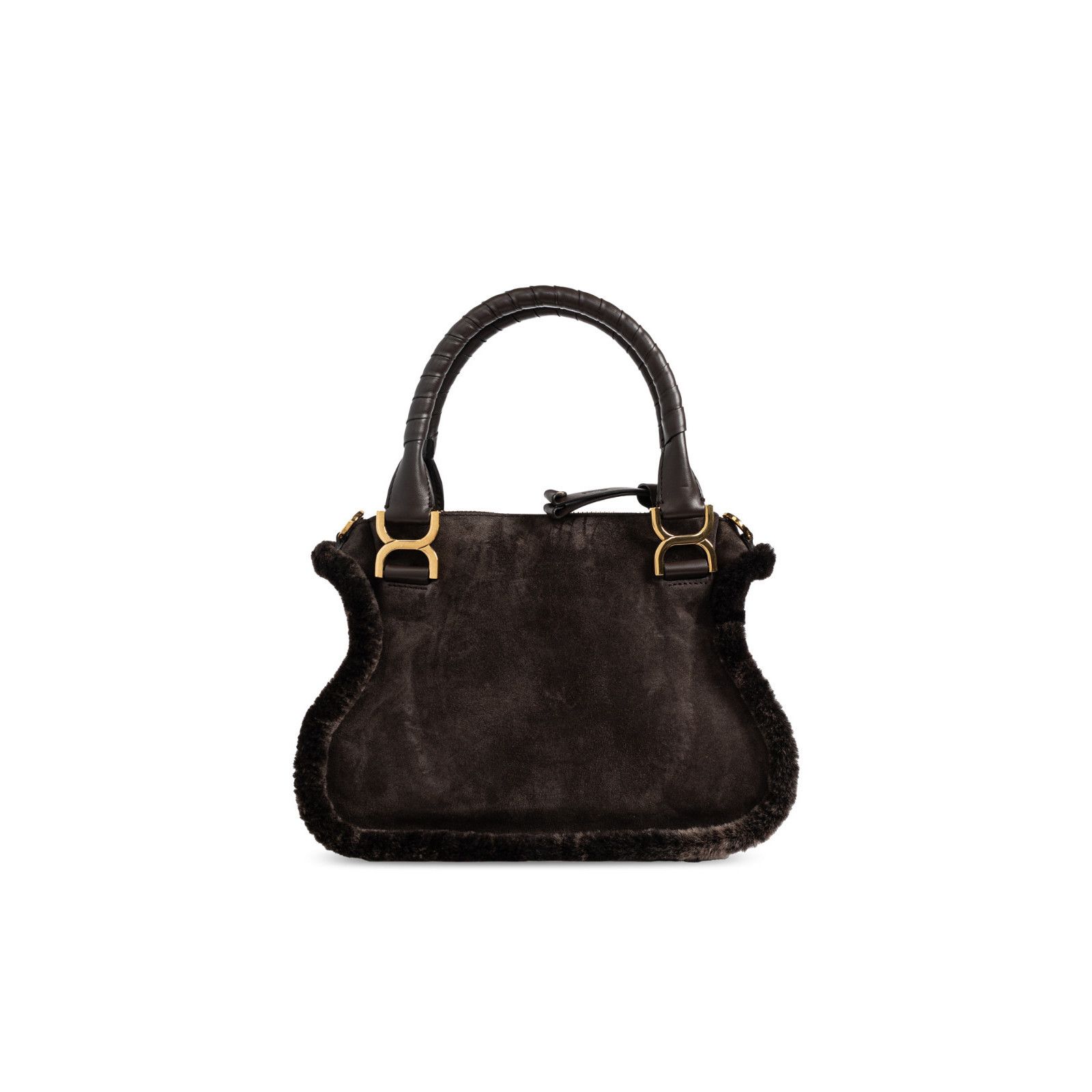 Chloe Chloe Small Brown Shearling/Suede Shoulder Bag New & Authent Size ONE SIZE - 2 Thumbnail