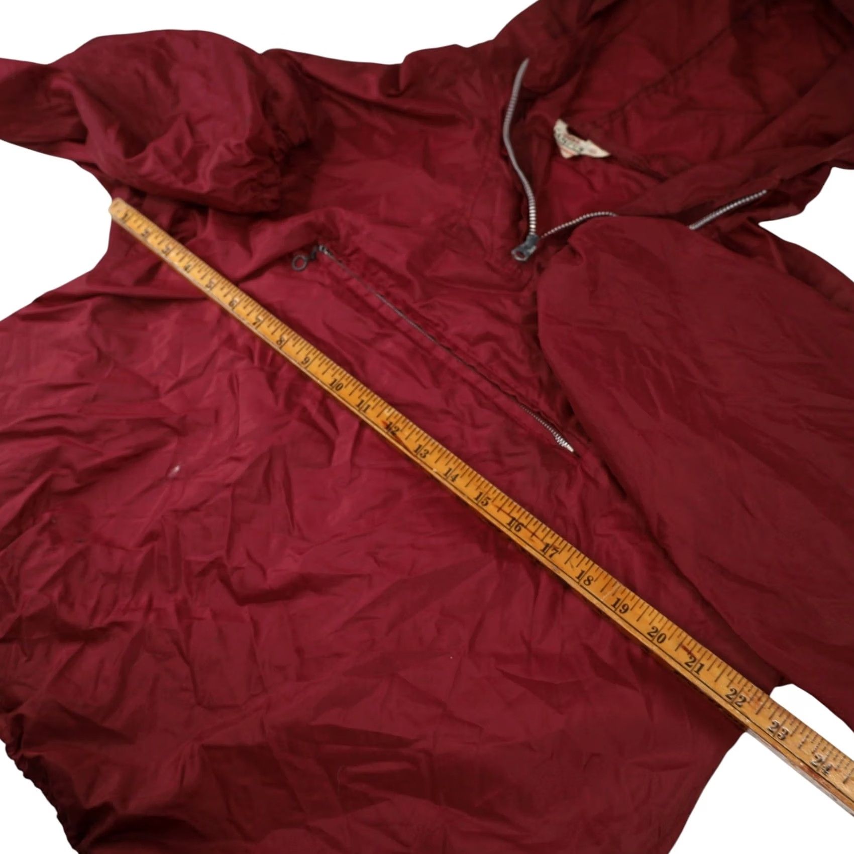 Vintage VINTAGE Campus Windbreaker Jacket Red Mens Large Size US L / EU 52-54 / 3 - 7 Thumbnail