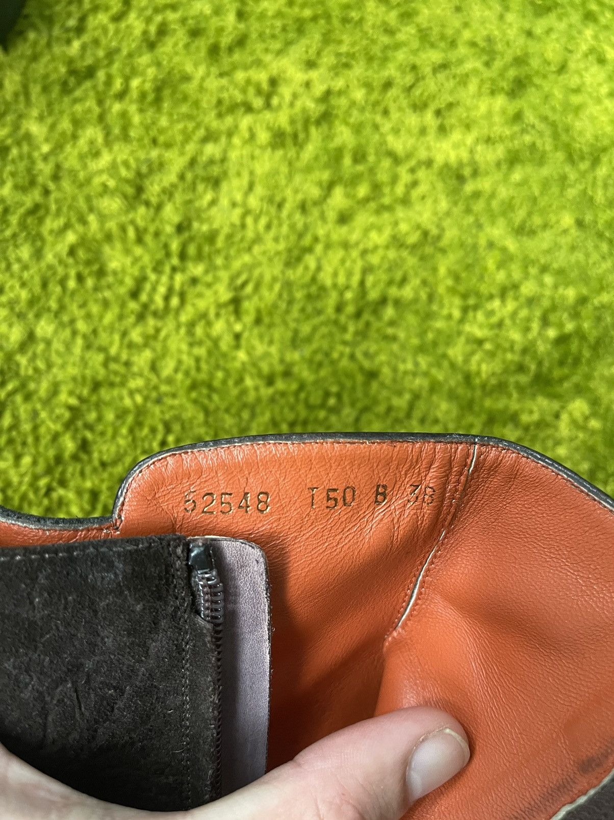 Genuine Leather × Santoni Santoni real leather side zip boots Size US 8 / IT 38 - 11 Thumbnail