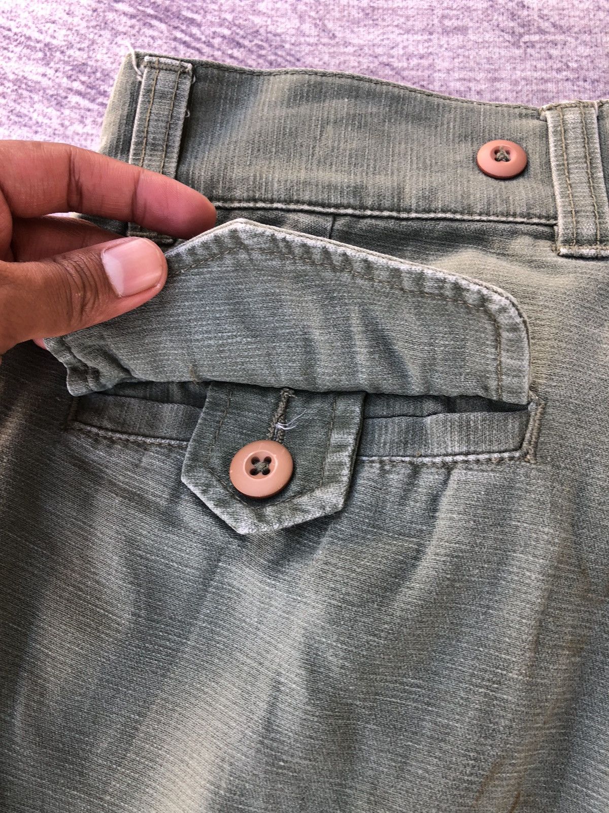 Seditionaries Cargo Trousers Military With 6 Pocket Workware Pants Size US 28 / EU 44 - 16 Thumbnail