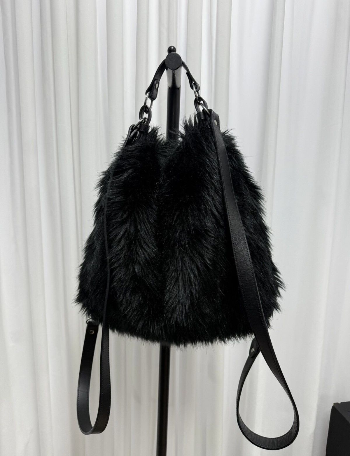 Junya Watanabe Junya Watanabe Fall/Winter 2023 Faux-Fur & Stud Backpack Size ONE SIZE - 1 Thumbnail