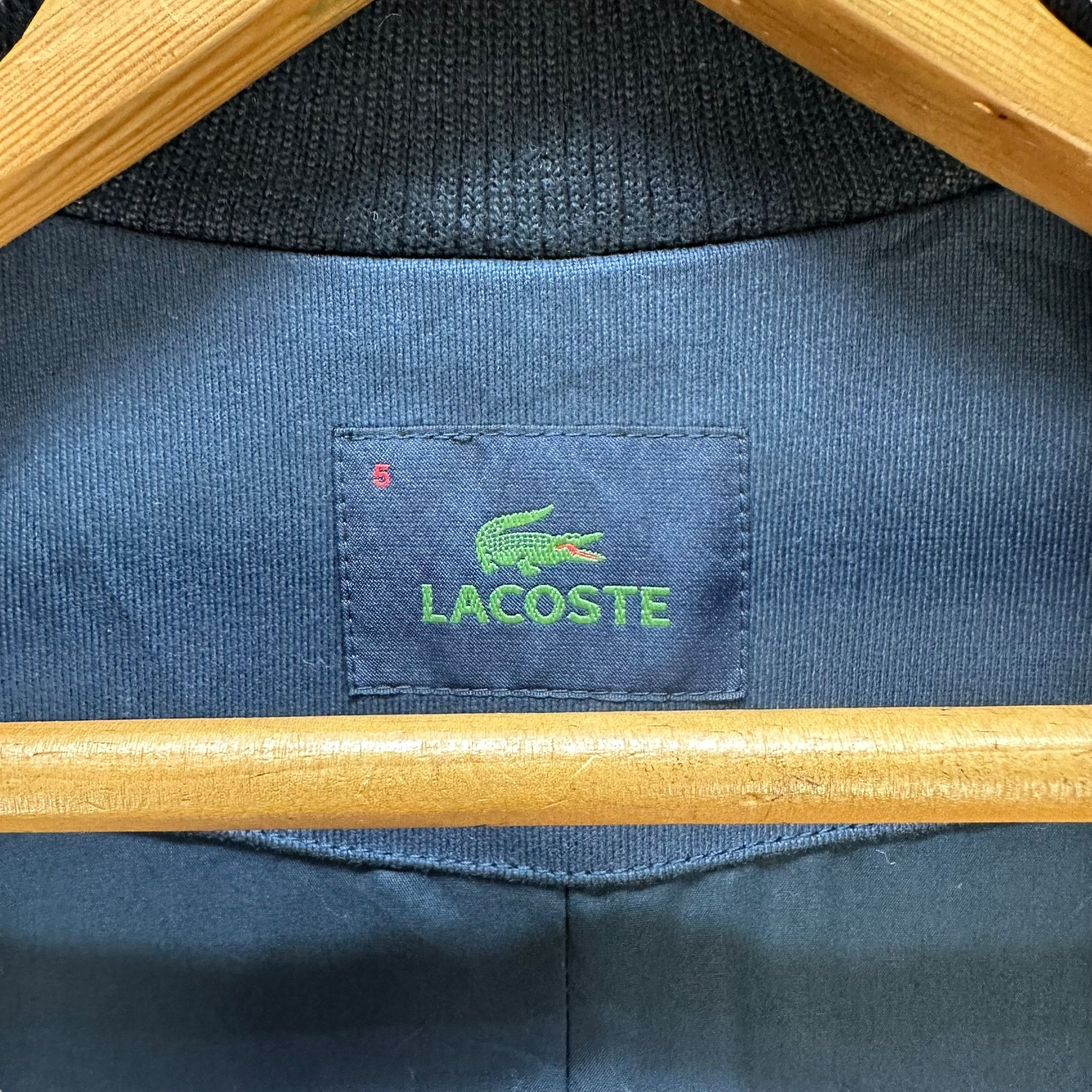 Lacoste LACOSTE Double Breasted Dark Blue Casual Jacket #A37-0847 Size US L / EU 52-54 / 3 - 8 Thumbnail