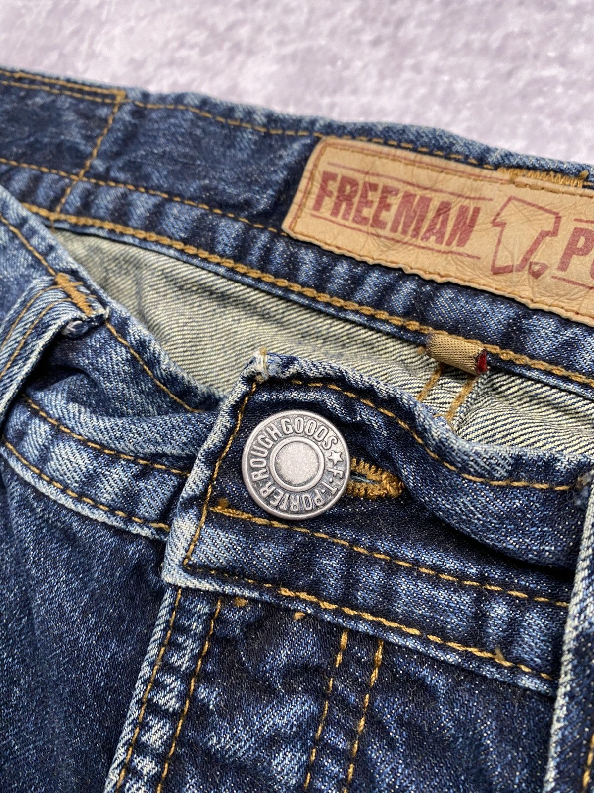 Freeman T. Porter Vintage loose blue avantgarde Freeman T.Porter jeans Size US 33 - 4 Thumbnail