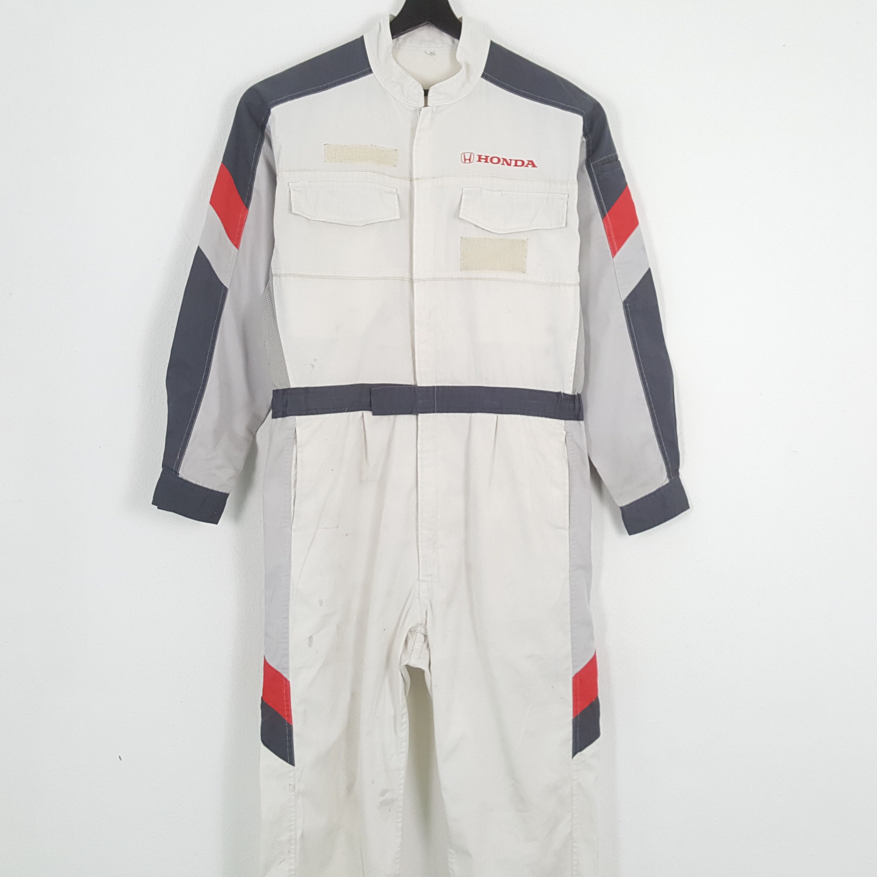Honda × Vintage HONDA Japanese Motorsports Racing Workwear Coverall Jacket Size US M / EU 48-50 / 2 - 5 Thumbnail