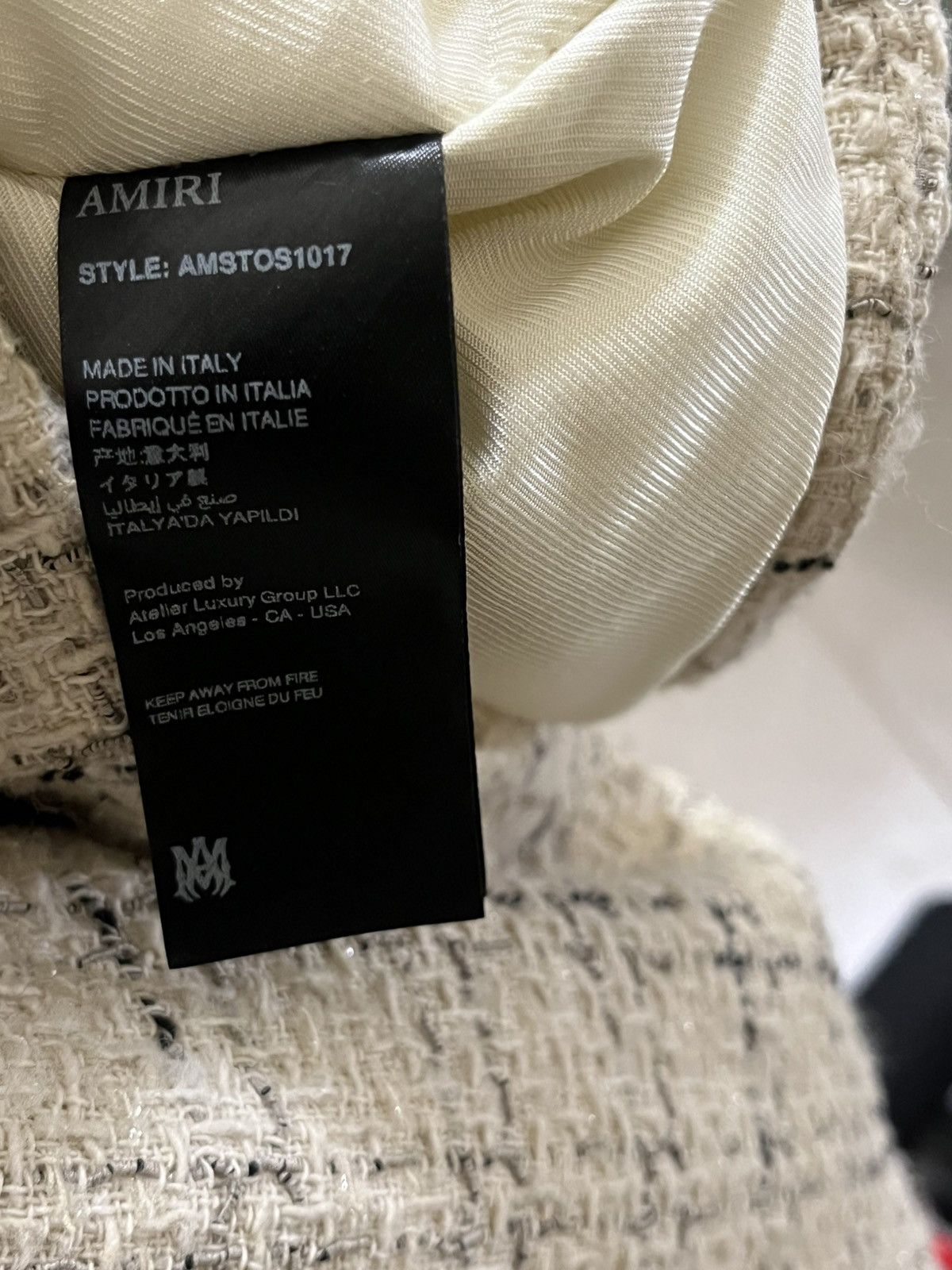 Amiri Amiri Fleck Tweed Padded Overshirt Sz S Size US S / EU 44-46 / 1 - 9 Thumbnail