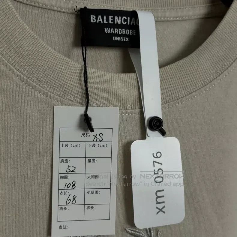 Balenciaga Balenciaga Embroidered Logo Short Sleeve XS Size US XS / EU 42 / 0 - 3 Thumbnail