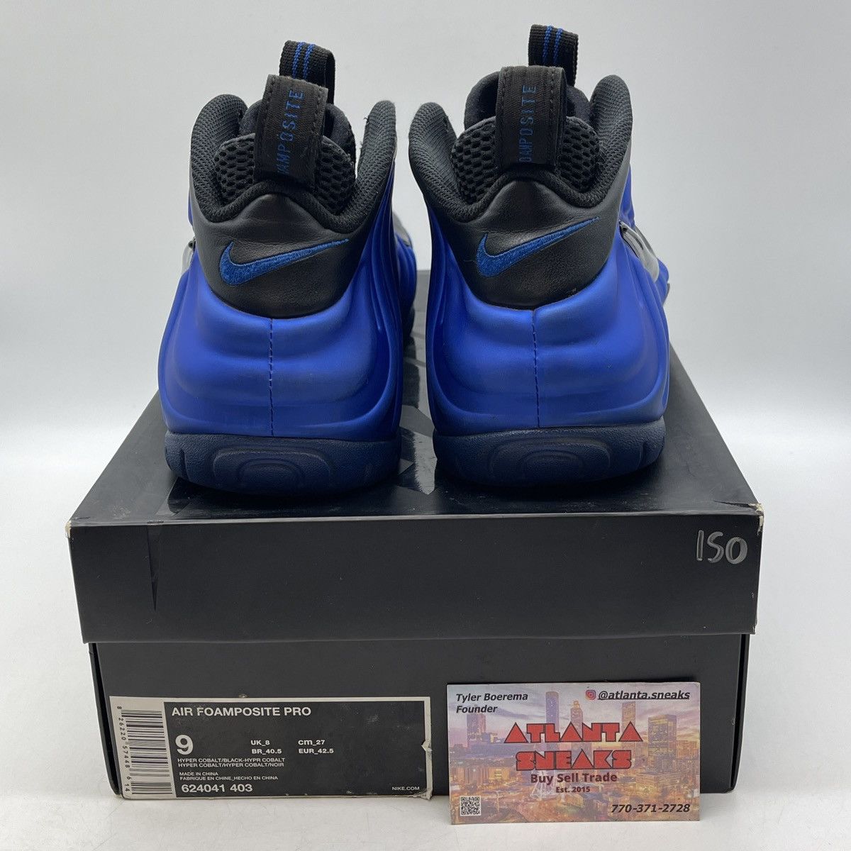 Nike Air foamposite pro hyper cobalt Size US 9 / EU 42 - 3 Thumbnail