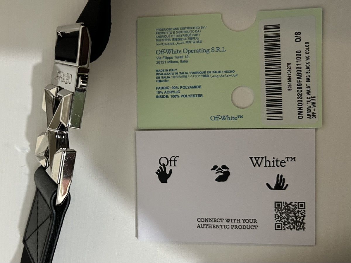 Off-White Off White Off-White Arrow Belt Bag Body Bag Black Size ONE SIZE - 14 Thumbnail