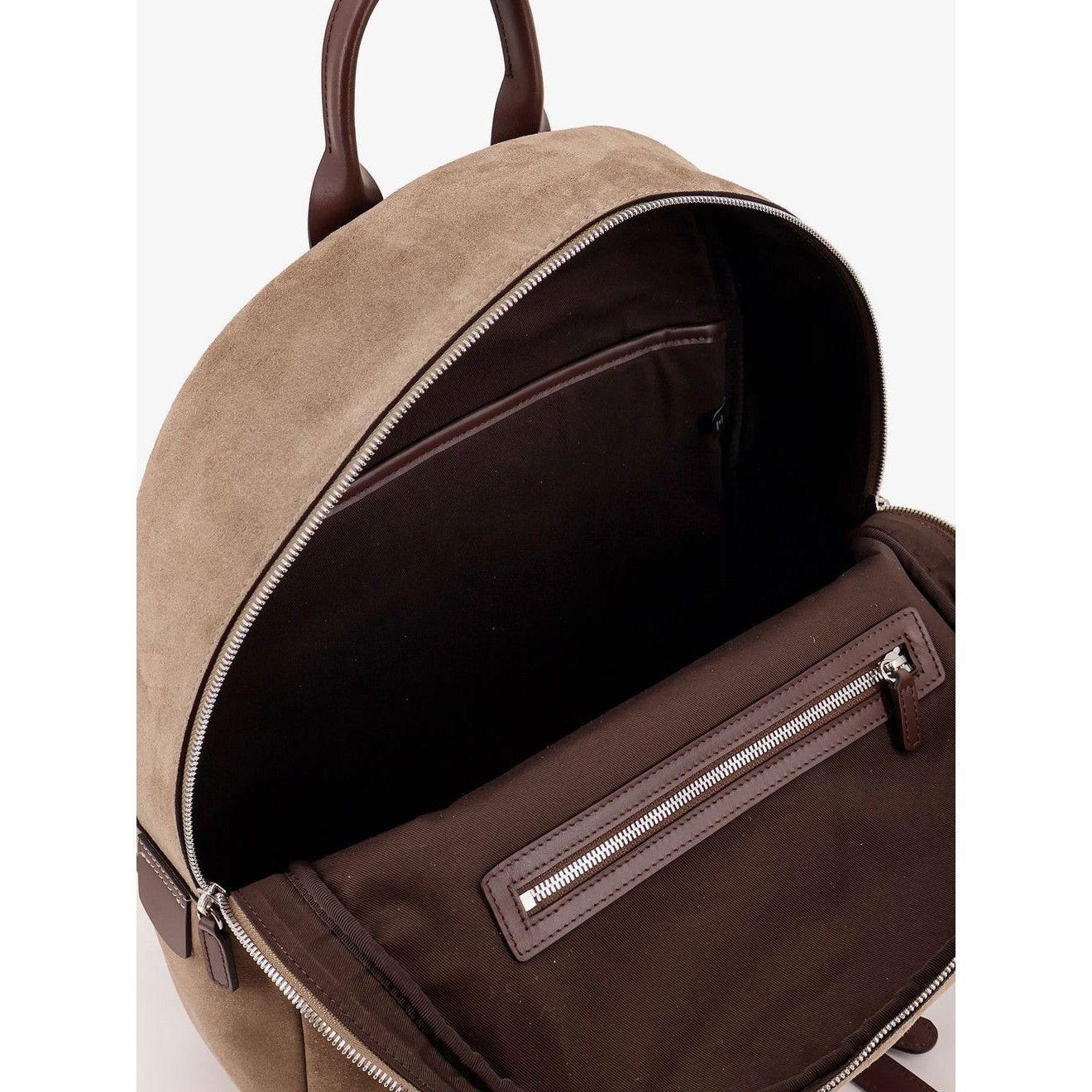 Kiton KITON Beige Suede Backpack New & Authentic Size ONE SIZE - 4 Thumbnail