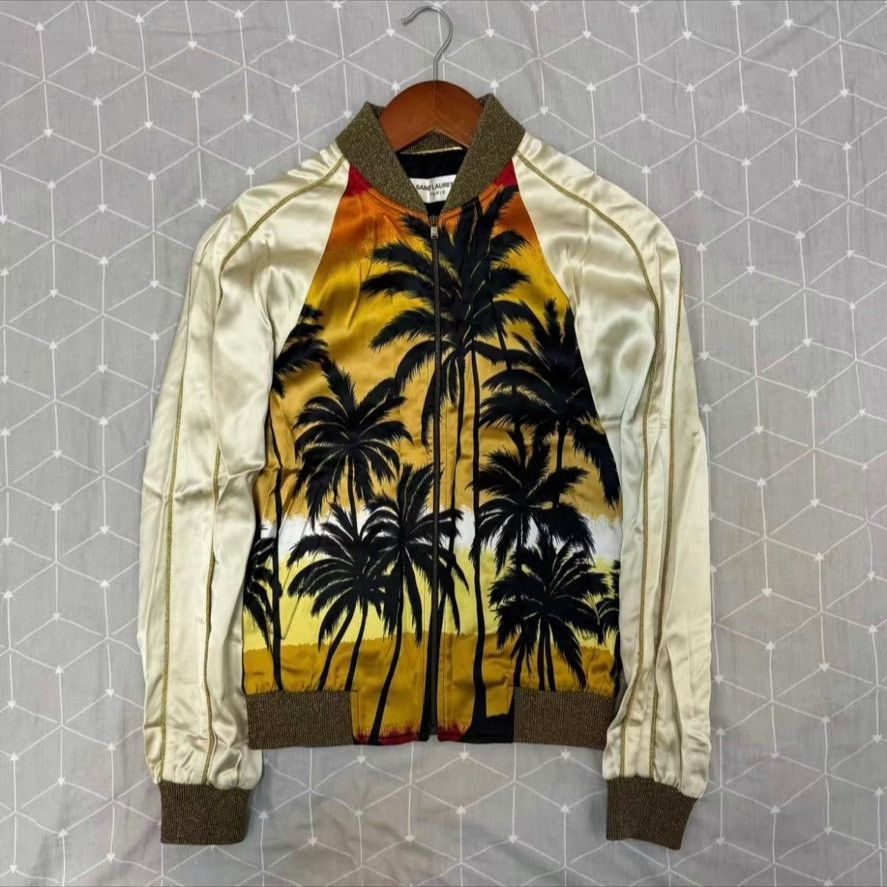 Saint Laurent Paris Saint Laurent Palm Tree Jacket Size US M / EU 48-50 / 2 - 1 Thumbnail