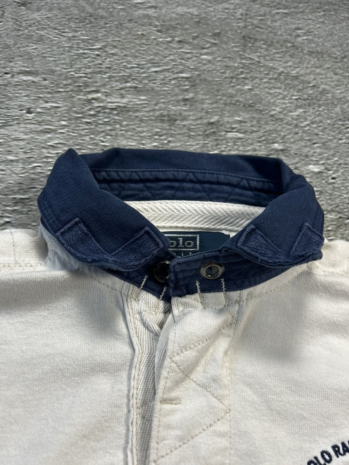 Polo Ralph Lauren Polo Ralph Lauren vintage longsleeve rugby white big logo Size US S / EU 44-46 / 1 - 4 Thumbnail