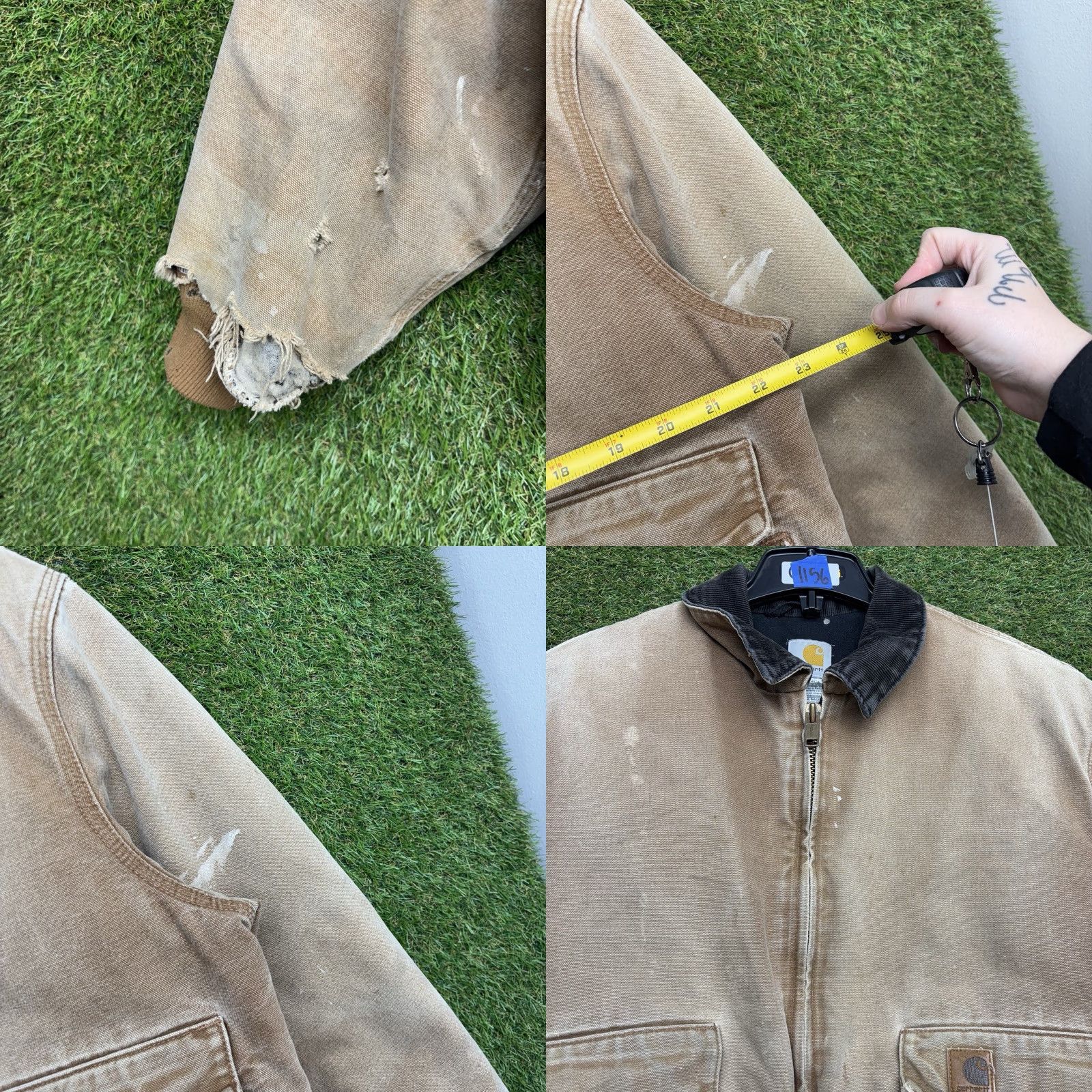Carhartt VINTAGE Carhartt Jacket Mens XL Quilt Lined Brown J165 BRN Workwear Distressed Jacket Size US XL / EU 56 / 4 - 8 Thumbnail