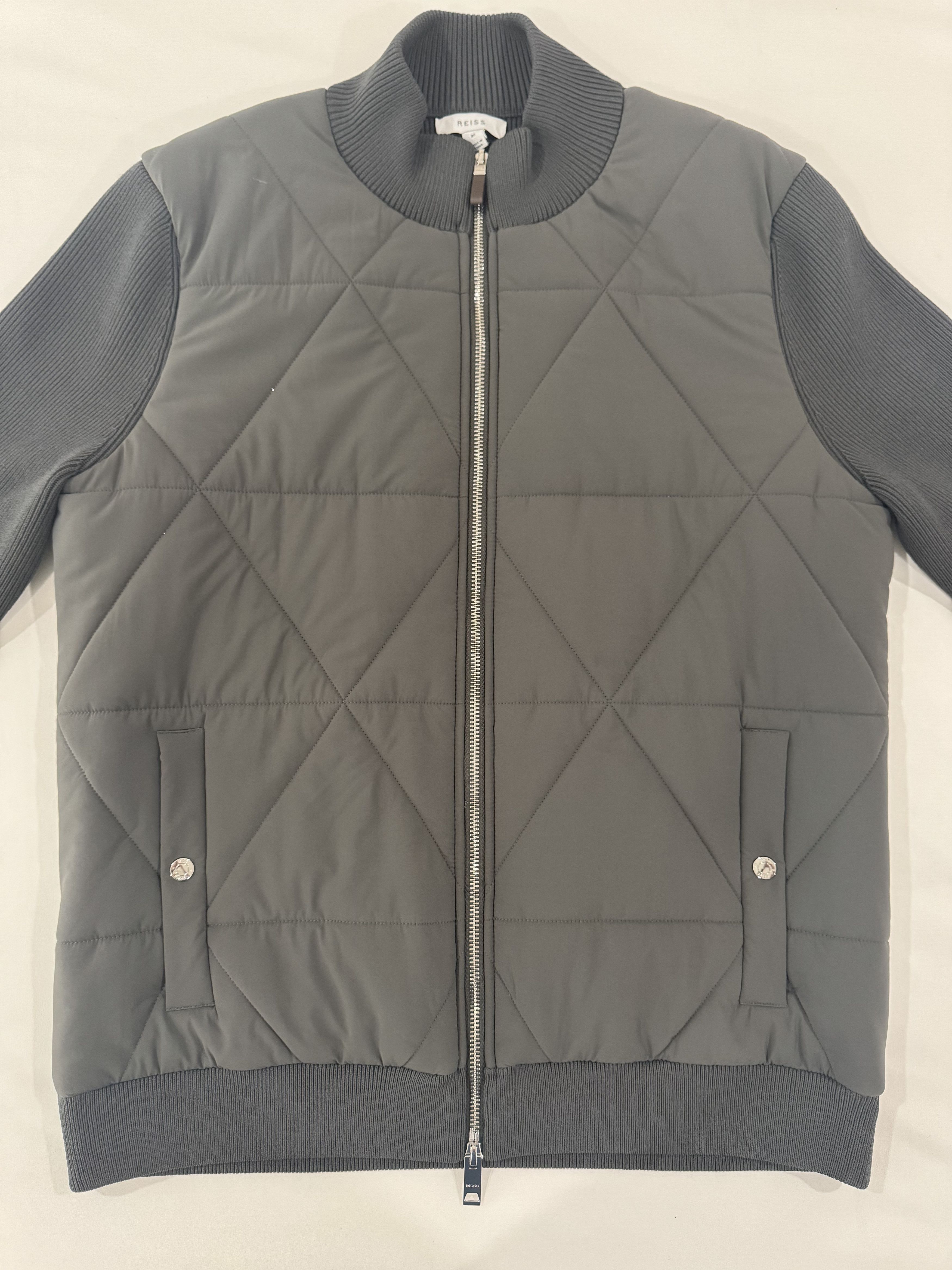 Reiss Reiss Hybrid Zip-Through Quilted Jacket Size US M / EU 48-50 / 2 - 1 Thumbnail