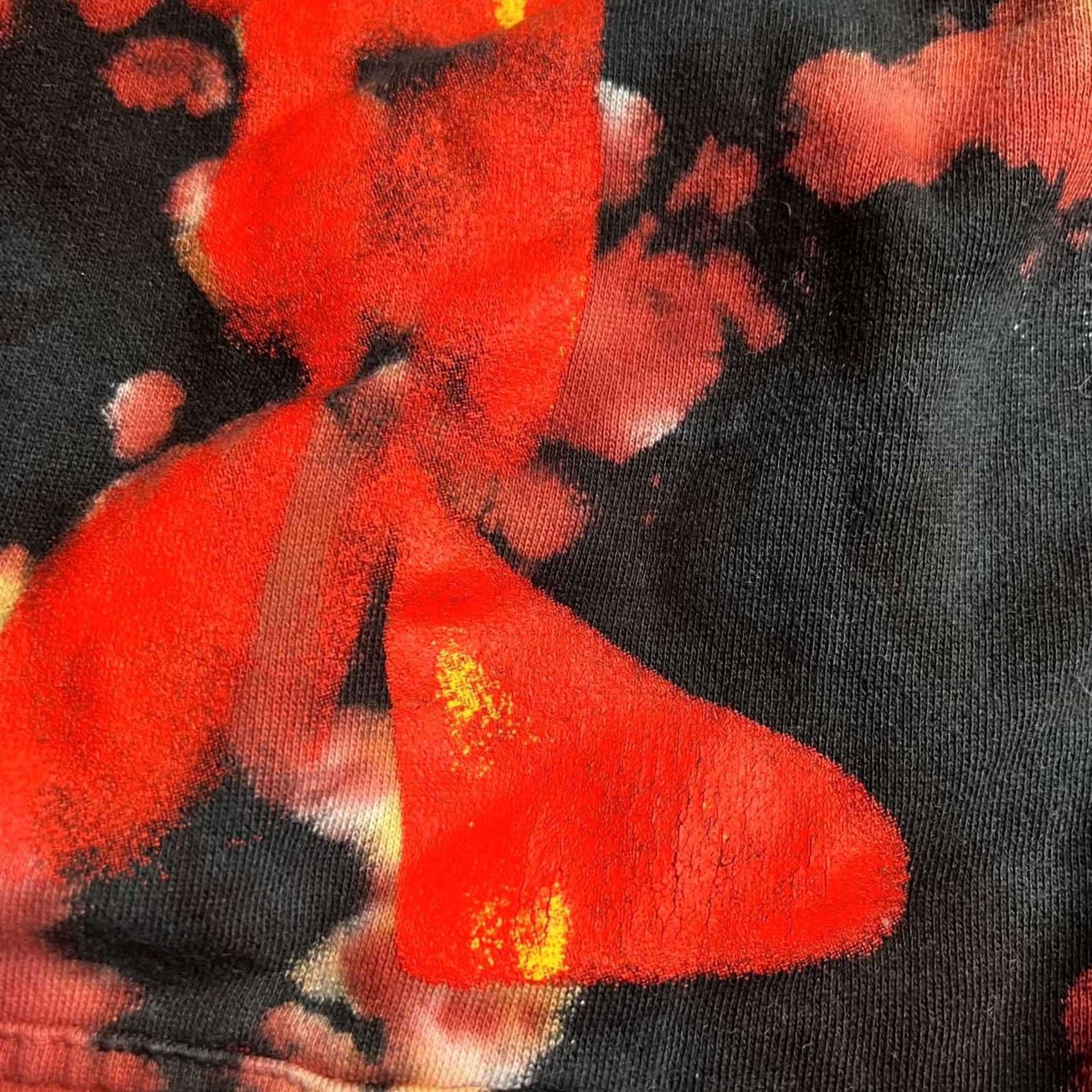 Vintage The Weeknd After Hours XO Hoodie Mens M Black Red Tie Dye Tour Merch Puff Print Size US M / EU 48-50 / 2 - 6 Thumbnail