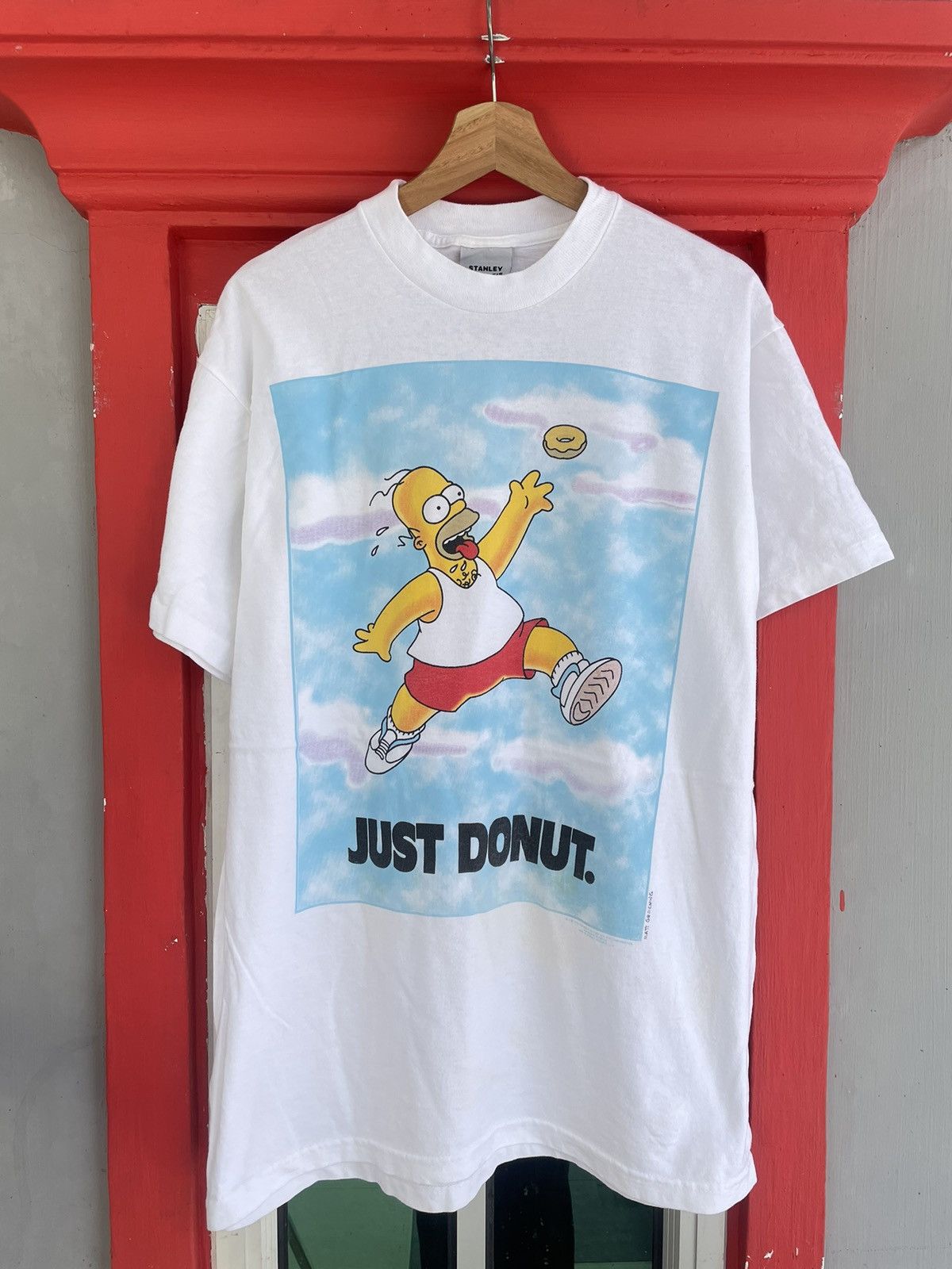 Vintage Rare Vintage 90s Homer Simpson Just Donut Stanley Desantis | Grailed