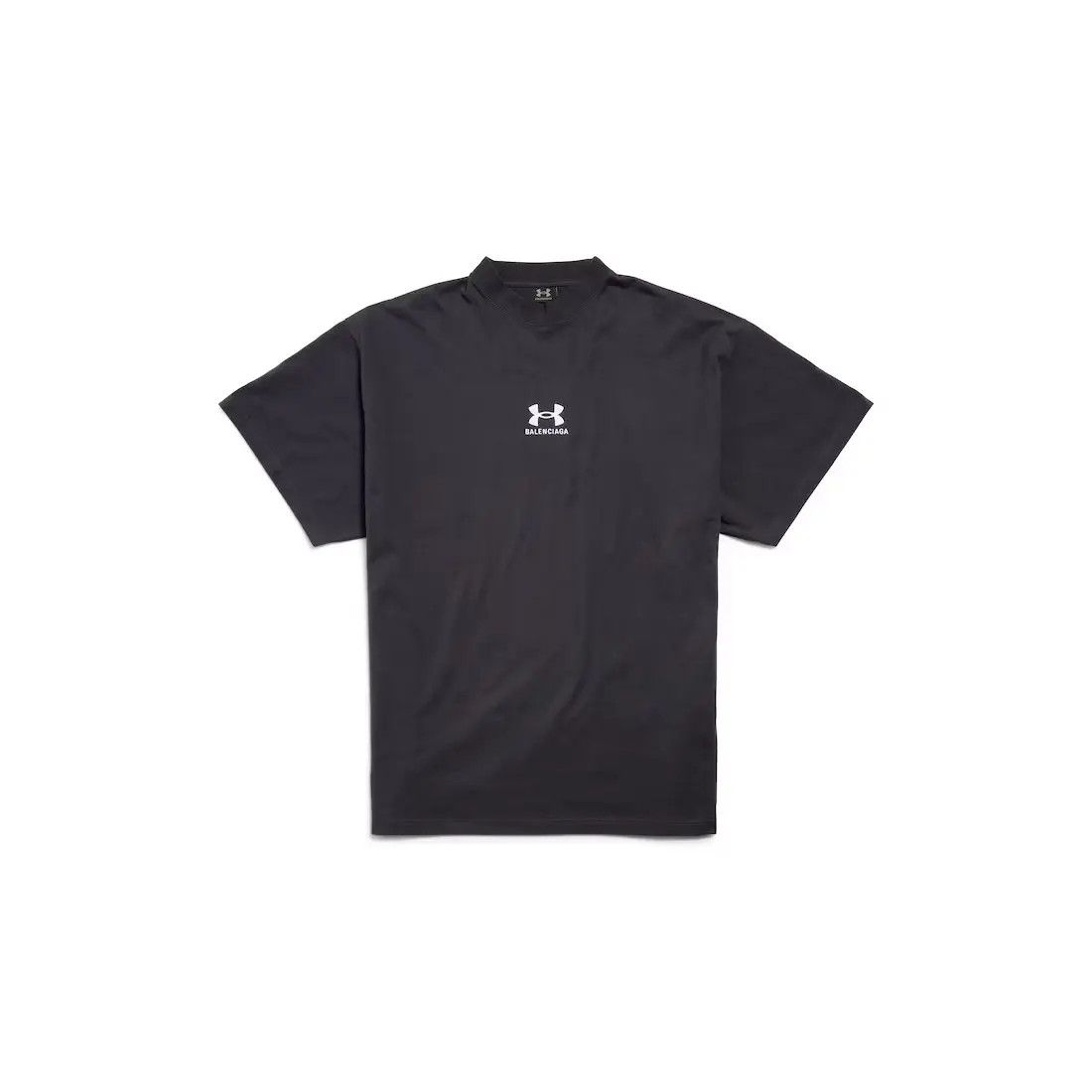 Balenciaga × Under Armour o1w1db10425 Under Armour® T-Shirt Oversized in Washed Black Size US L / EU 52-54 / 3 - 1 Thumbnail