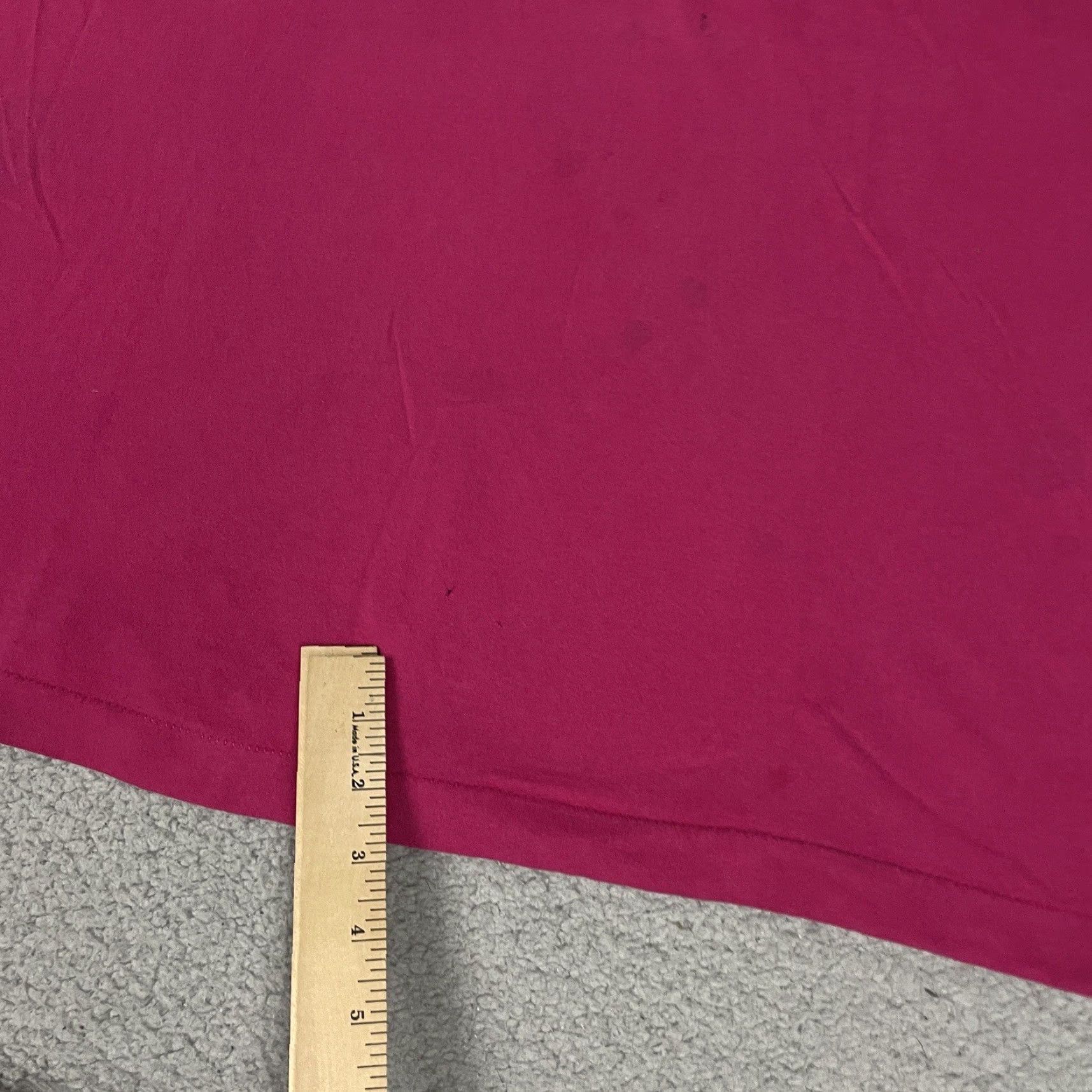Fruit Of The Loom VINTAGE Fruit Of The Loom Tshirt Adult XL Pink Blank Single Stitch Pocket 80s USA Shirt Mens T-Shirt Size US XL / EU 56 / 4 - 5 Thumbnail