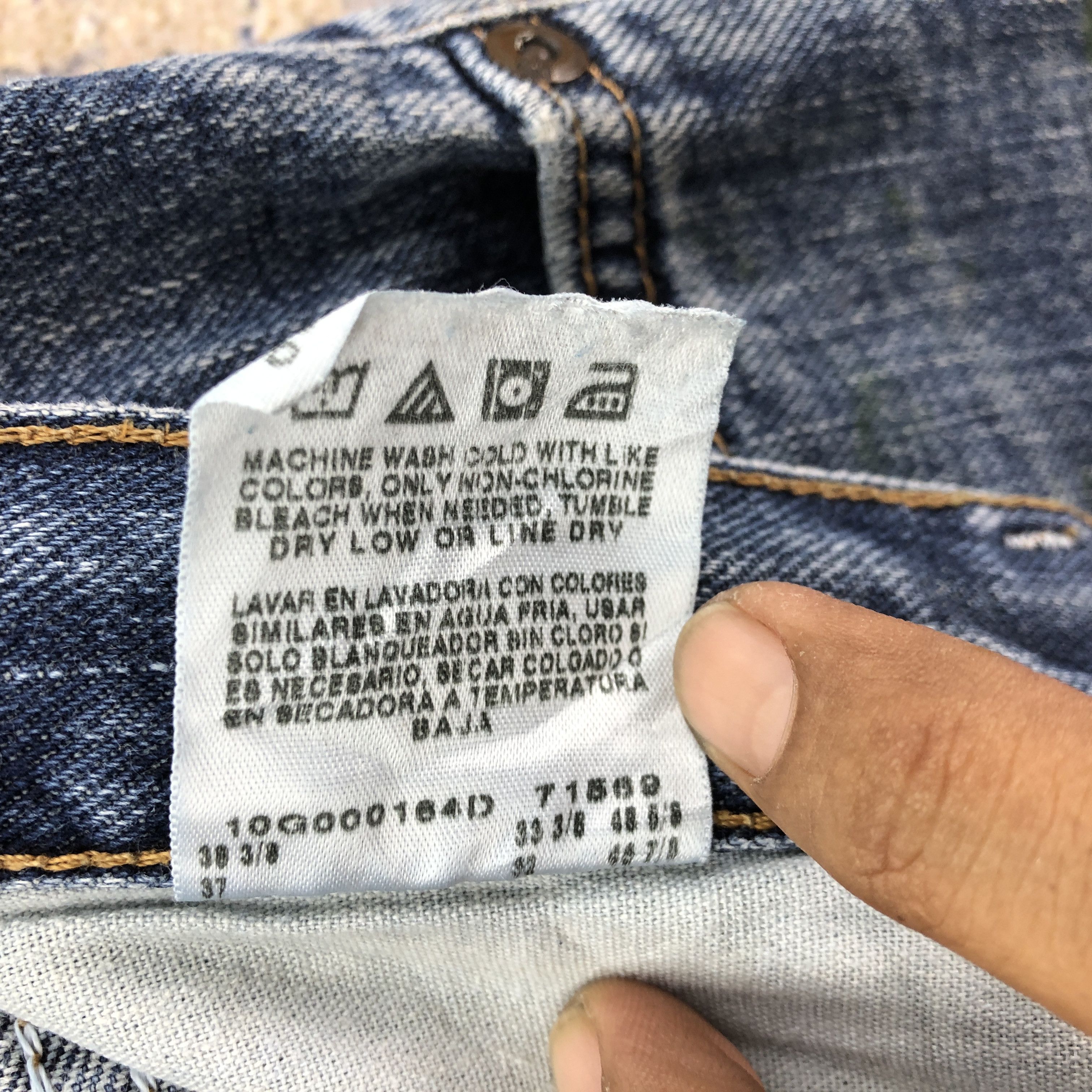 Wrangler Vintage Y2K Wrangler Faded Jeans Dirty Stone Wash Denim Pant Size US 34 / EU 50 - 6 Thumbnail