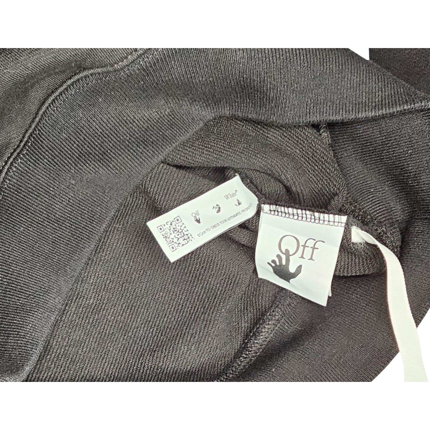 Off-White Off White Black Hoodie with Red Floral Design NWT S Size S / US 4 / IT 40 - 6 Thumbnail