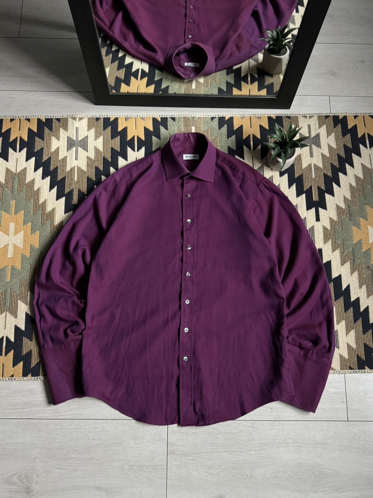 Vintage Balmain Luxury Button Up Shirt