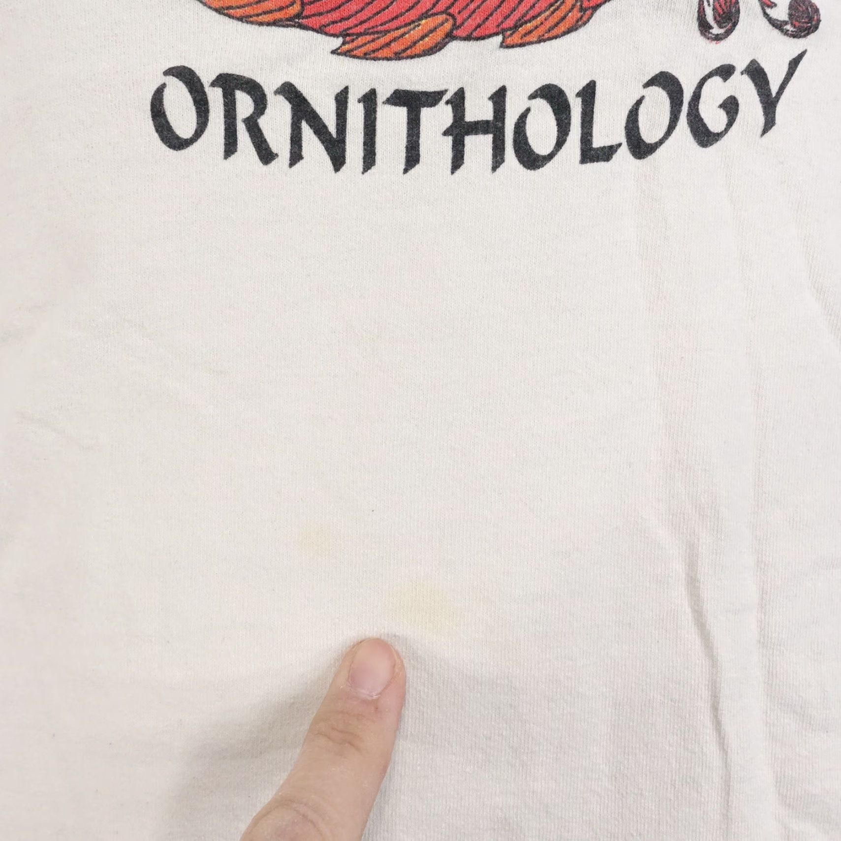 Gildan VINTAGE Gildan T-Shirt Windsor Golden Brigade 1999 Marching Band Ornithology XL White Unisex Adults Size US XL / EU 56 / 4 - 3 Thumbnail