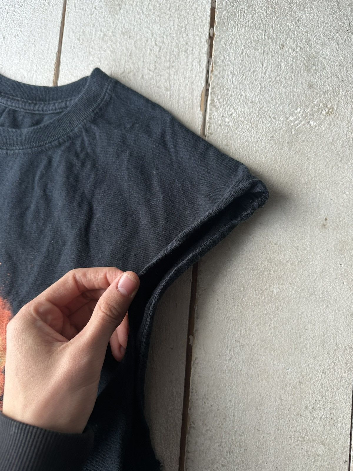 Black Sabbath 🚨 BLACK SABBATH CROPPED Tee band big logo ROCK Size US M / EU 48-50 / 2 - 8 Thumbnail