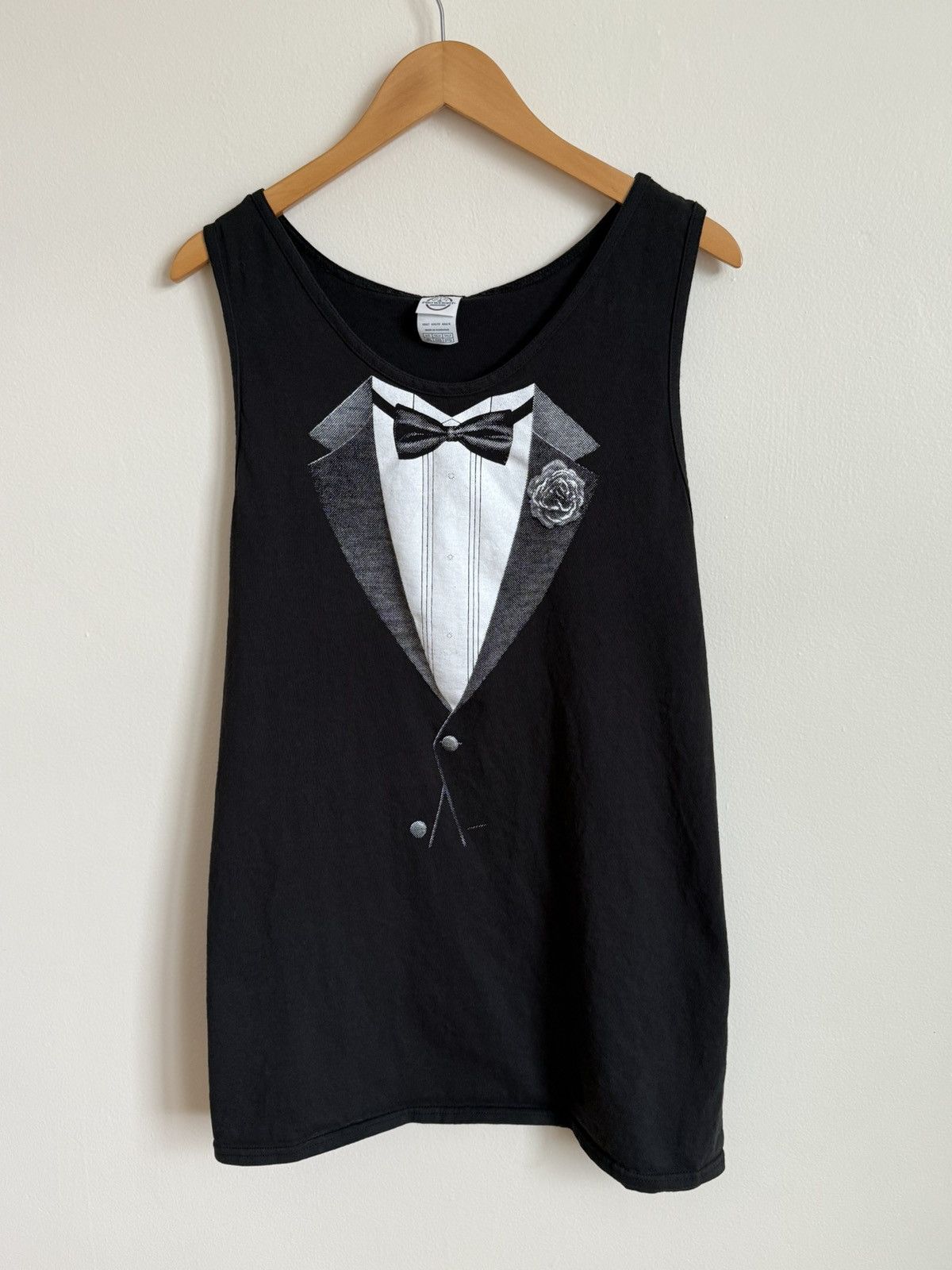 Vintage Vintage Tuxedo Tank Top Delta Pro Graphic Sleeveless Shirt Size US XXL / EU 58 / 5 - 1 Thumbnail