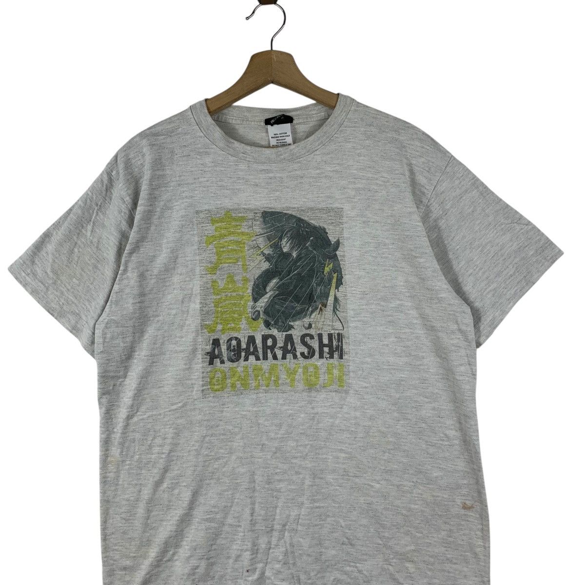 Vintage ONMYOJI RPG GAME Aoarashi Character Mobile Console Tee Size US L / EU 52-54 / 3 - 3 Thumbnail