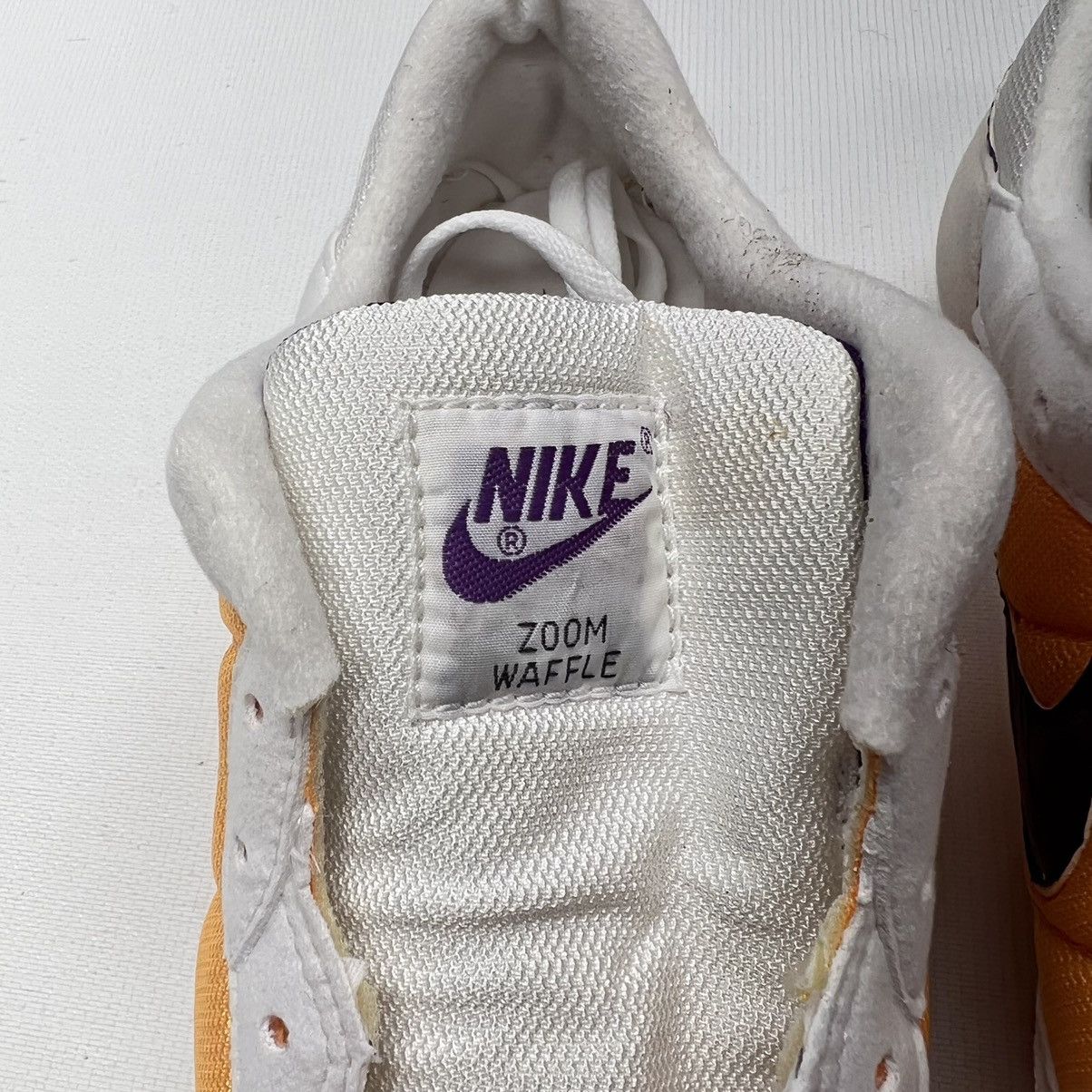 Nike × Vintage VTG New Nike Zoom Waffle White Purple Track Sneaker 941202 Size US 9 / EU 42 - 8 Thumbnail